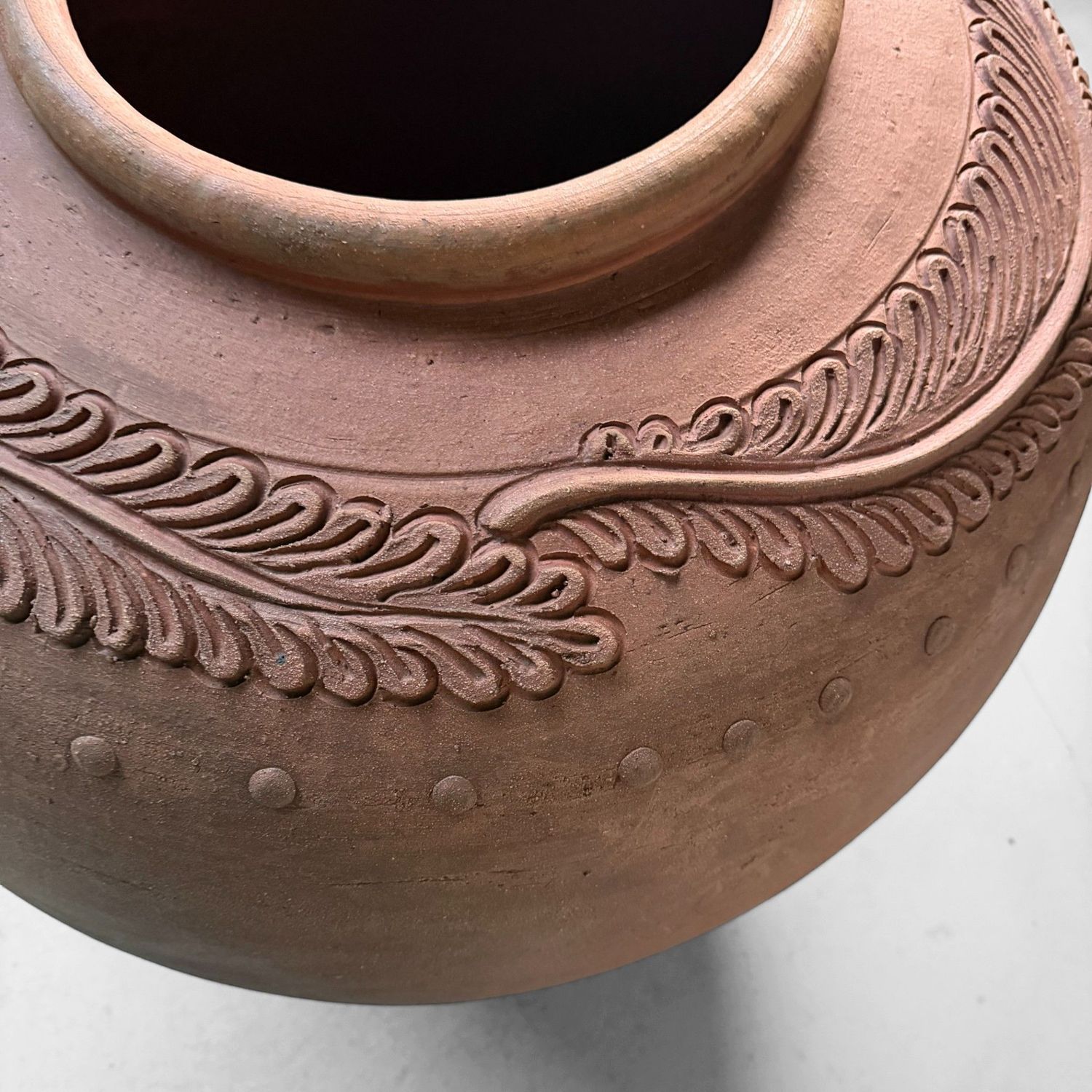 Monumentale Japanse Terracotta Kruik, 1960s