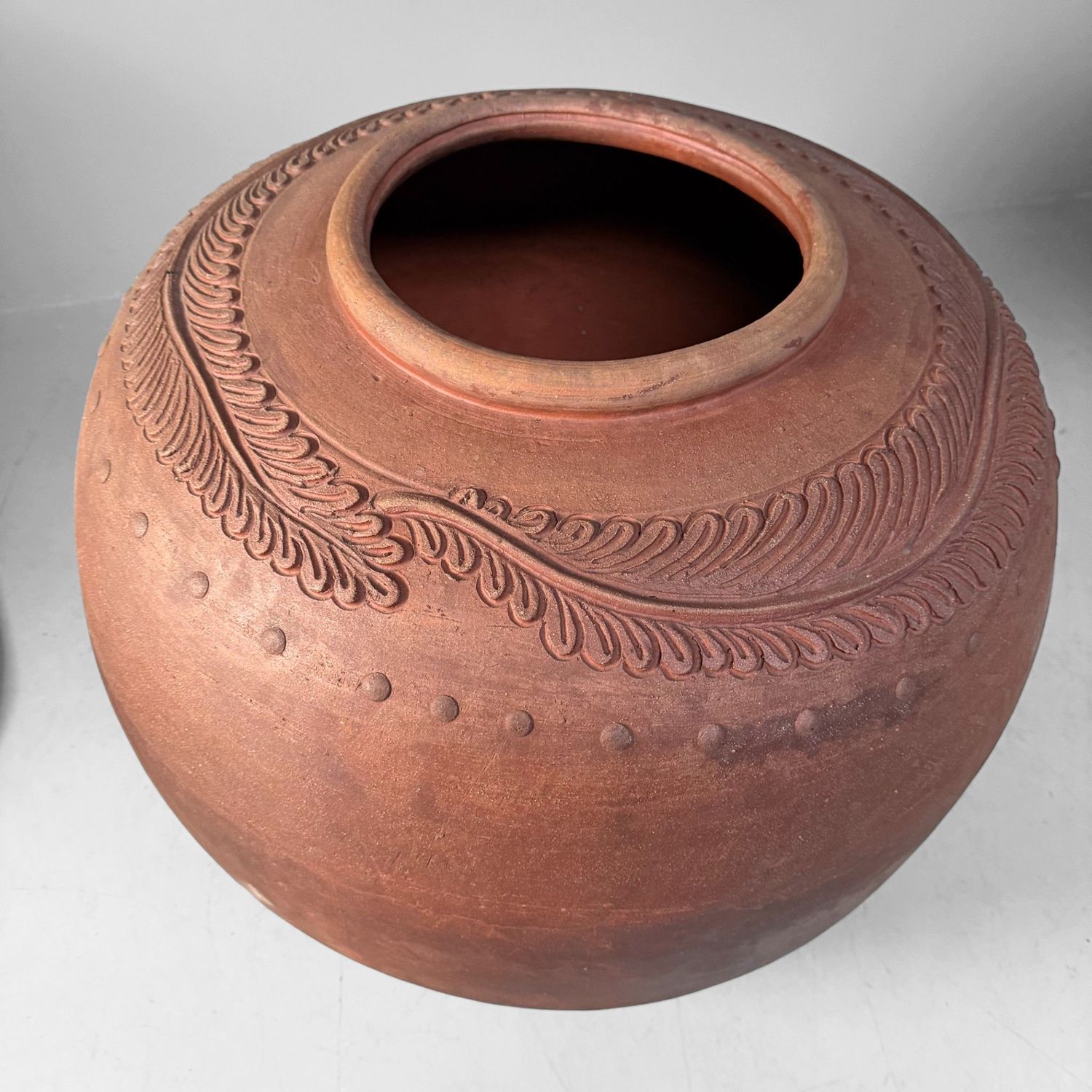 Monumentale Japanse Terracotta Kruik, 1960s