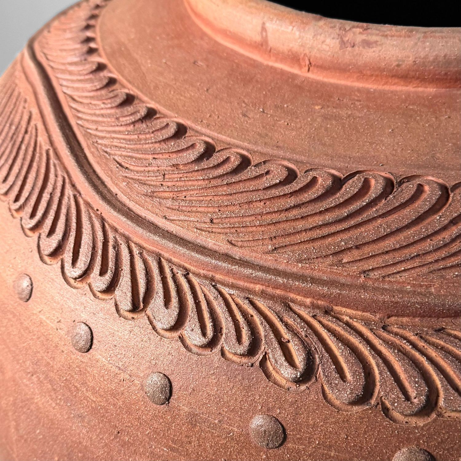 Monumentale Japanse Terracotta Kruik, 1960s