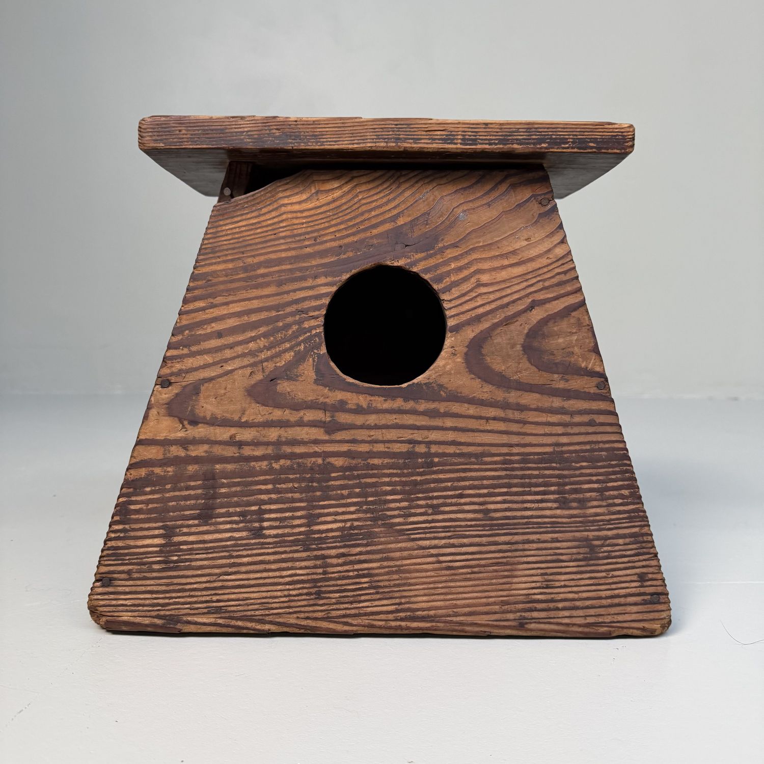 Minimalistische Houten Fumidai Opstap, Japan, 1920s Minimalistische Houten Fumidai Opstap, Japan, 1920s