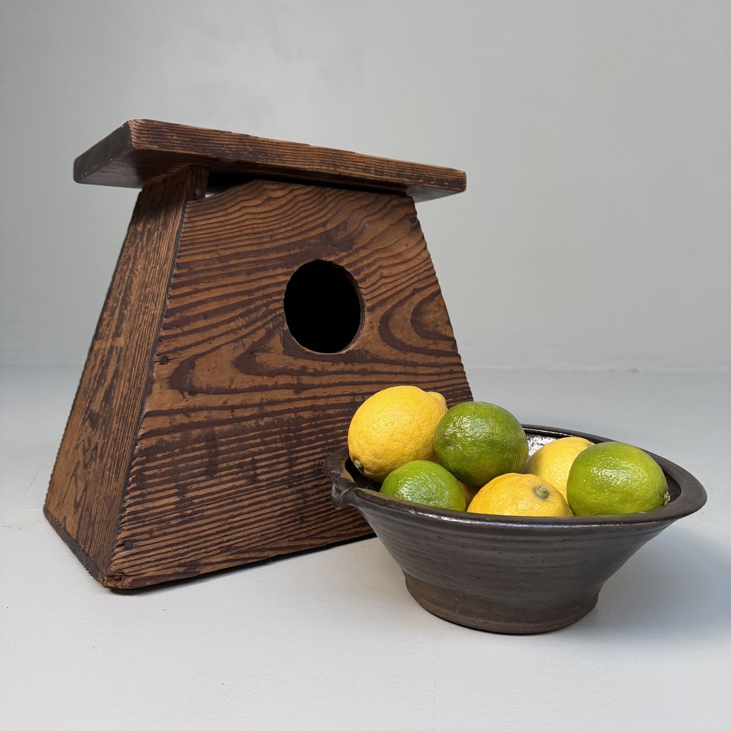 Minimalistische Houten Fumidai Opstap, Japan, 1920s