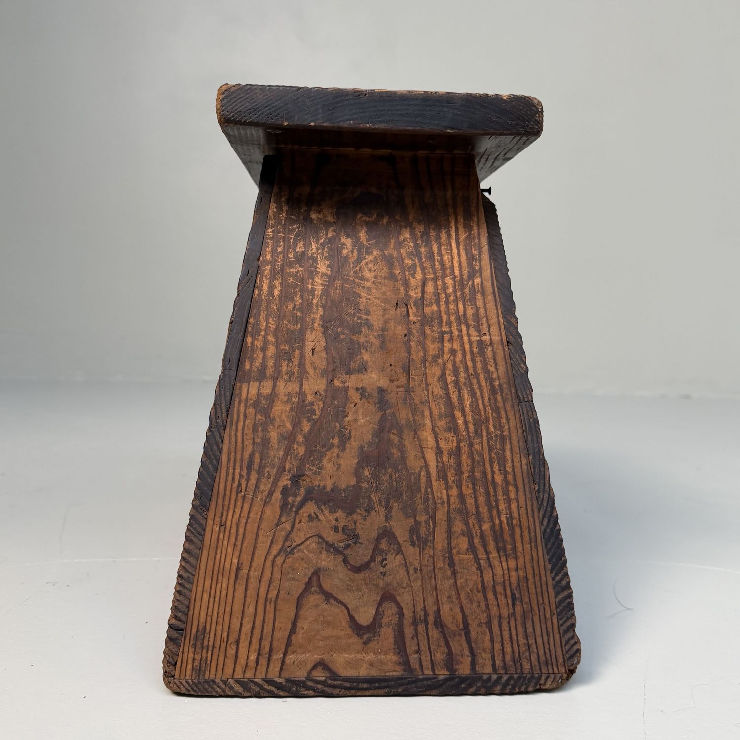 Minimalistische Houten Fumidai Opstap, Japan, 1920s