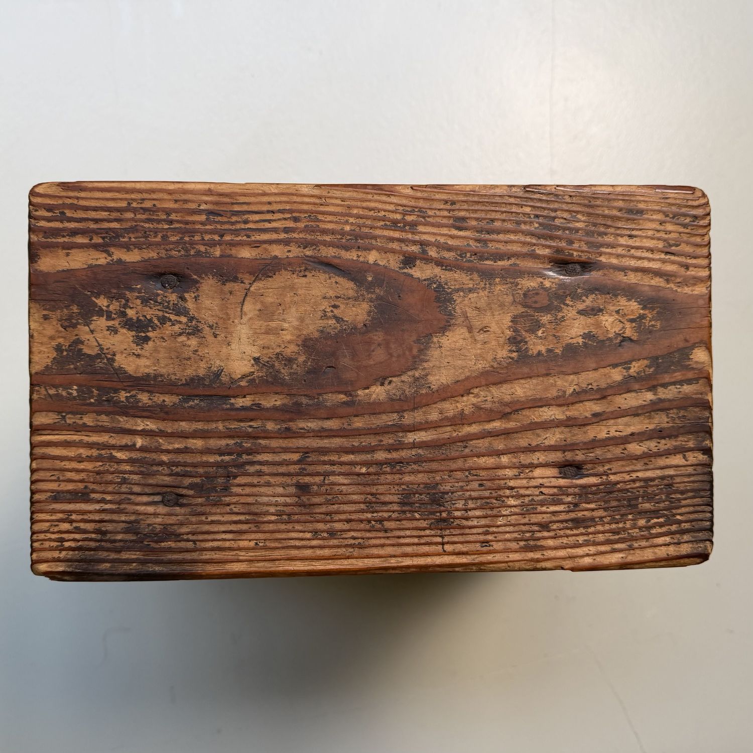 Minimalistische Houten Fumidai Opstap, Japan, 1920s