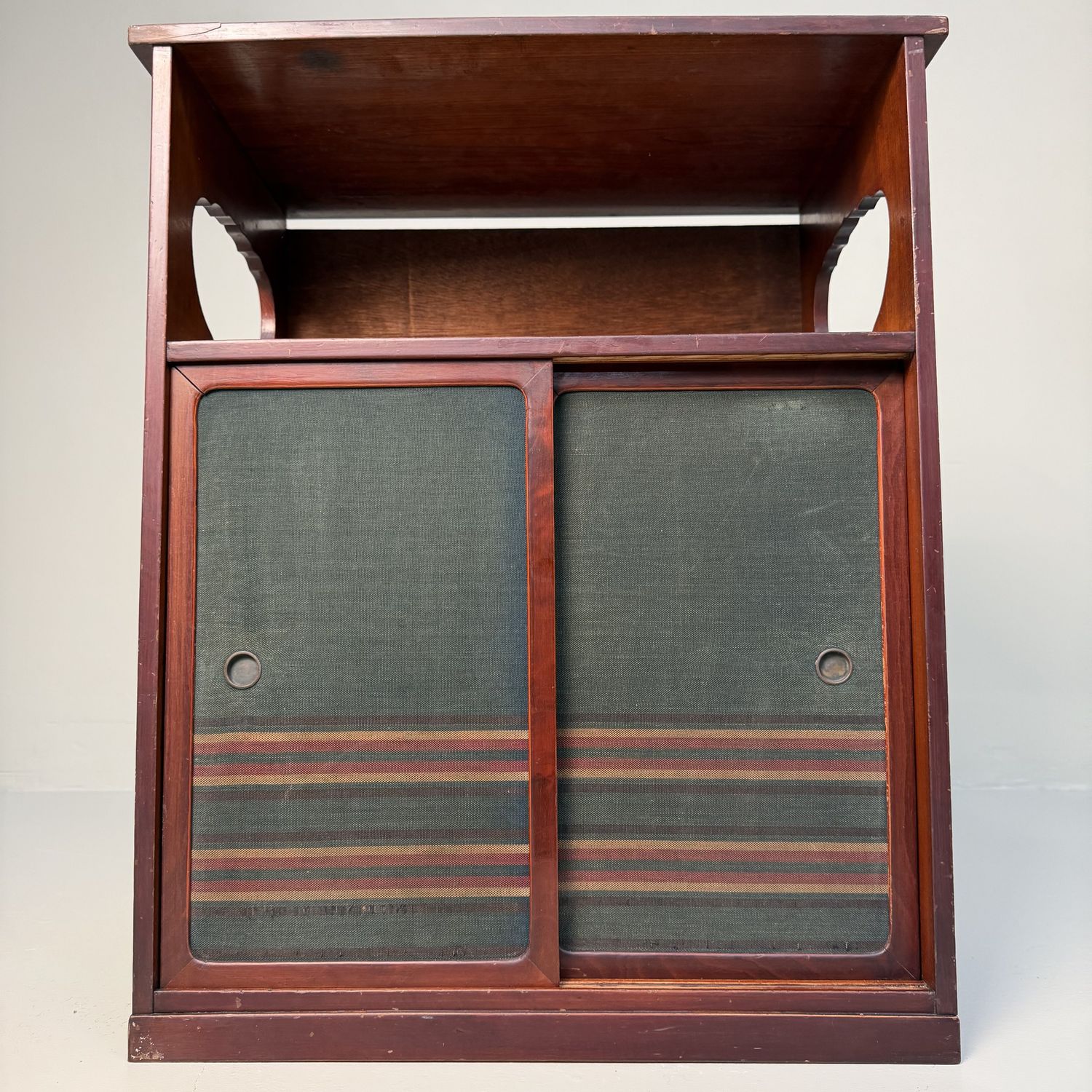 Small Japanese Chadansu Cabinet with Sliding Doors, Japan, 1930s