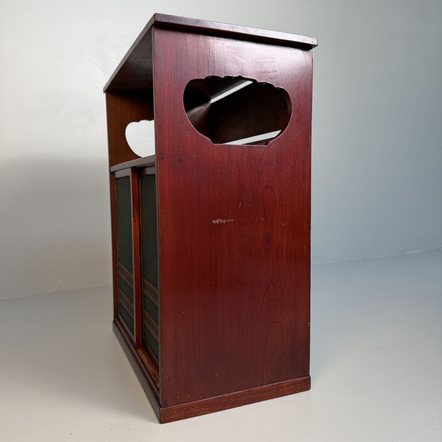 Small Japanese Chadansu Cabinet with Sliding Doors, Japan, 1930s