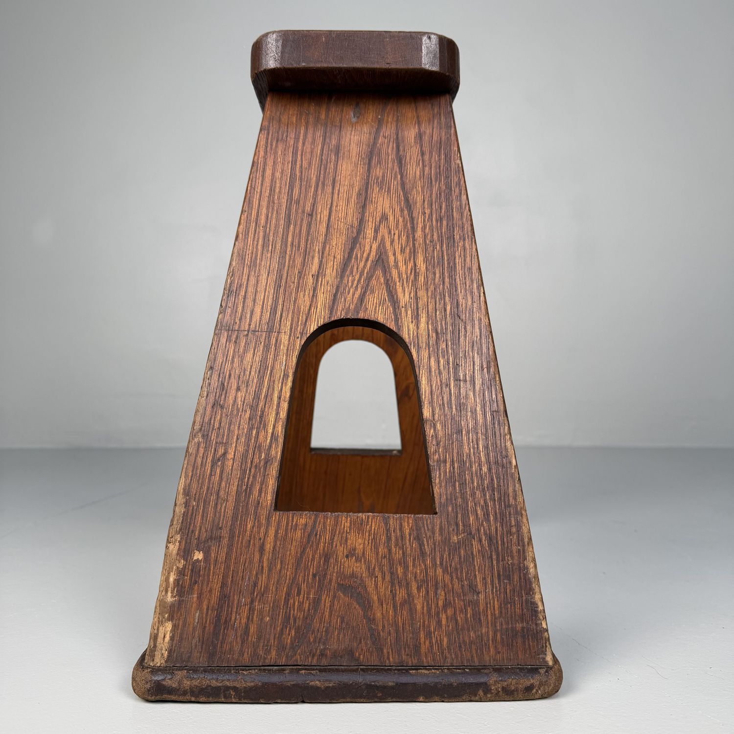 Minimalistische Japanse Fumidai, Houten Opstap, 1940s