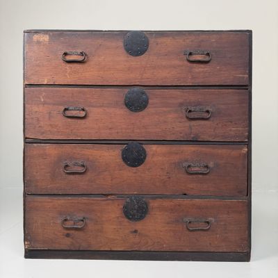 Antique Japanese Chest of Drawers (Ko-dansu), 1900s