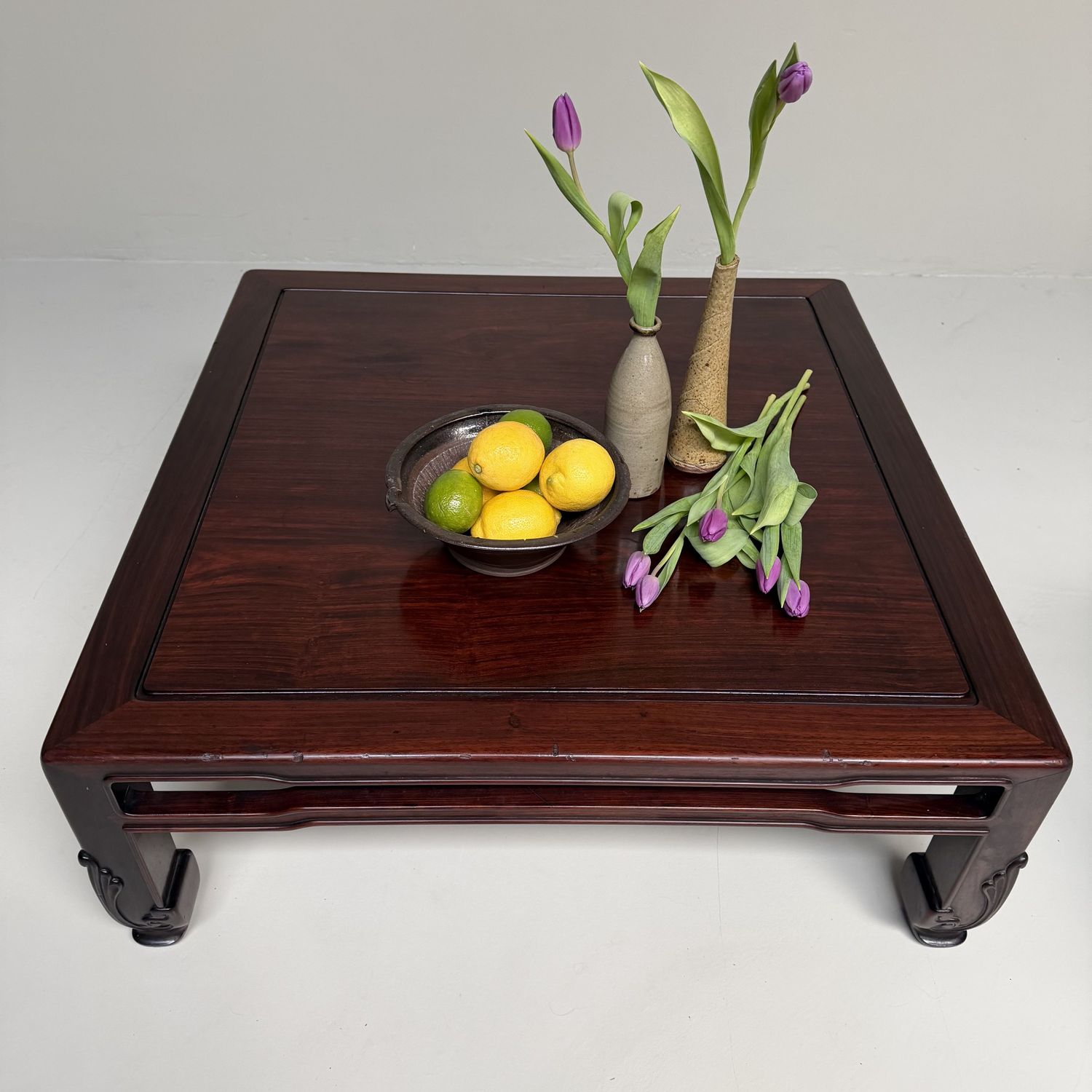 Japanse Zataku, Elegante Lage Salontafel, 1940s