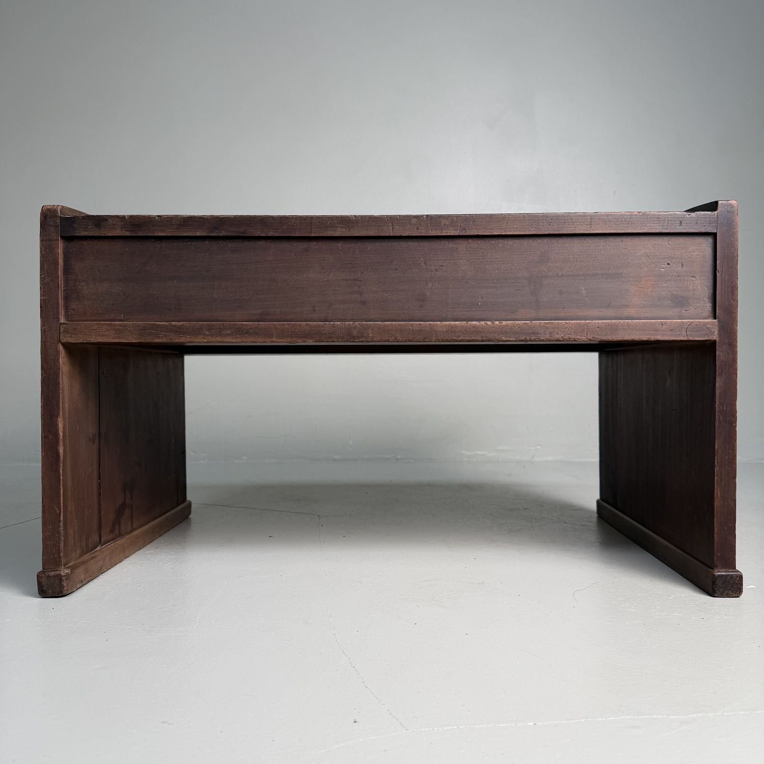Minimalist Small Japanese Writing Table with Drawer, 1920s