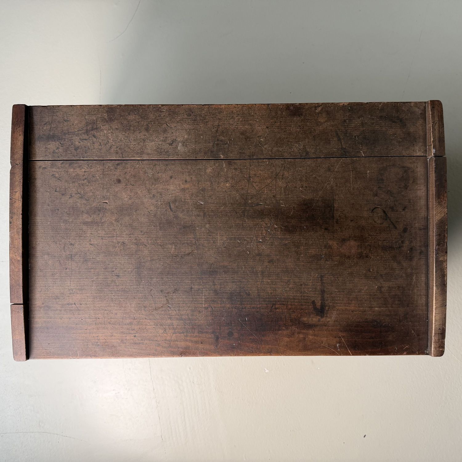 Minimalist Small Japanese Writing Table with Drawer, 1920s