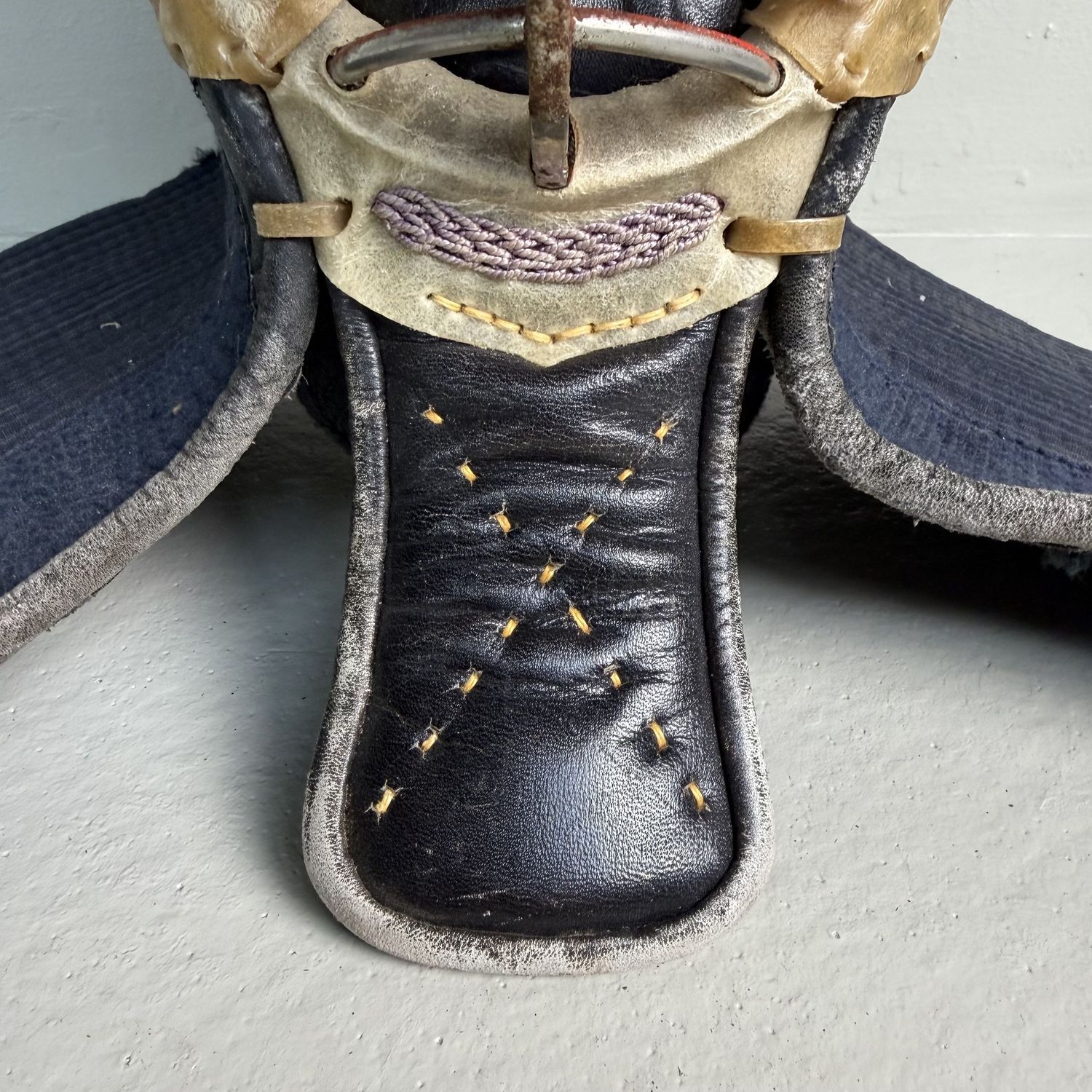 Authentieke Kendō Men (helm), Indigo, 1960–1970