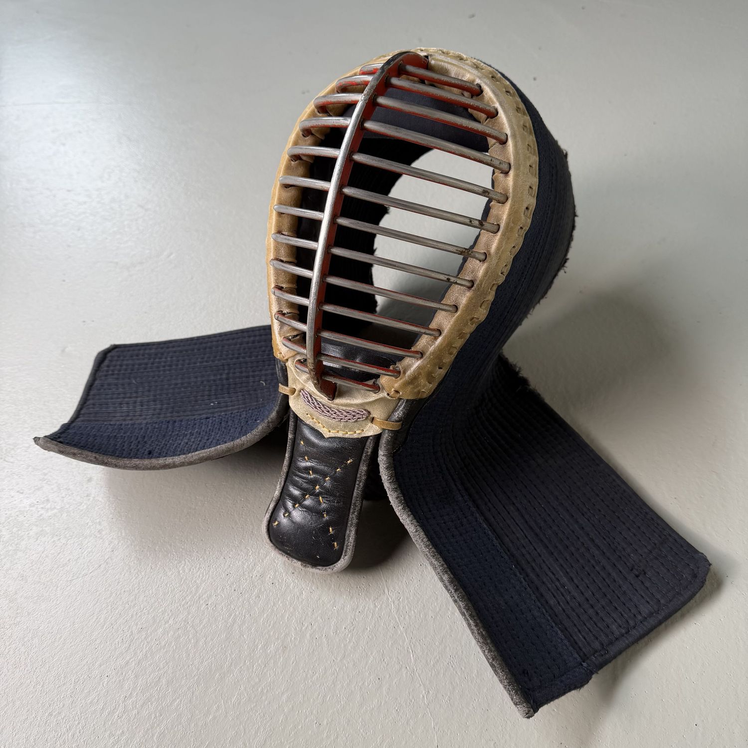 Authentieke Kendō Men (helm), Indigo, 1960–1970