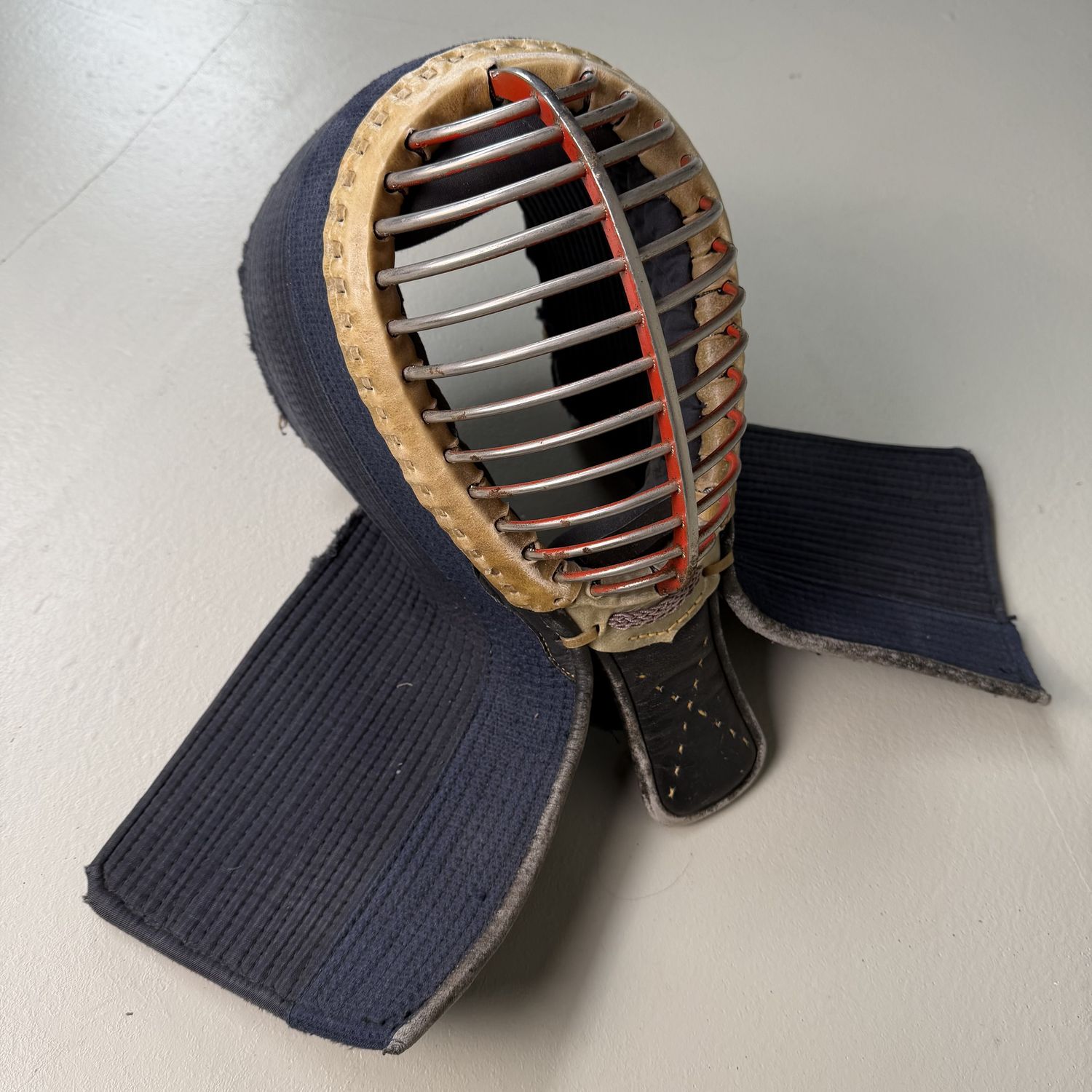 Authentieke Kendō Men (helm), Indigo, 1960–1970