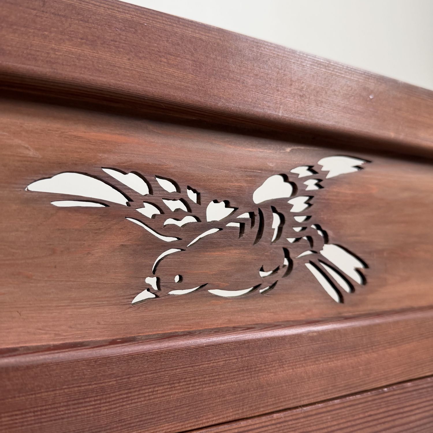 Set of Japanese Ranma Panels with Birds, Wooden Wall Decor, 1930s Set of Japanese Ranma Panels with Birds, Wooden Wall Decor, 1930s