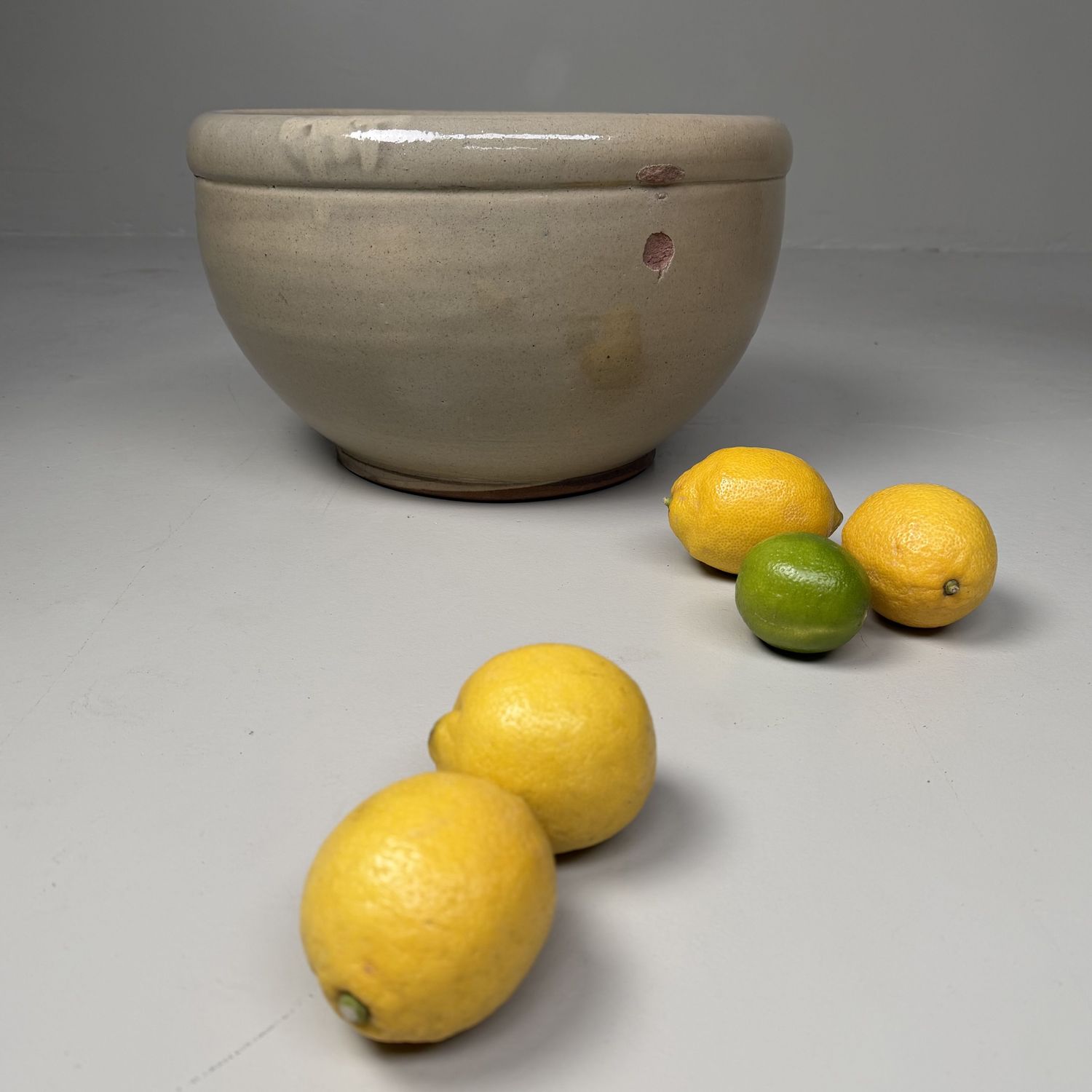 Antique Japanese Earthenware Bowl, Mingei, 1920s