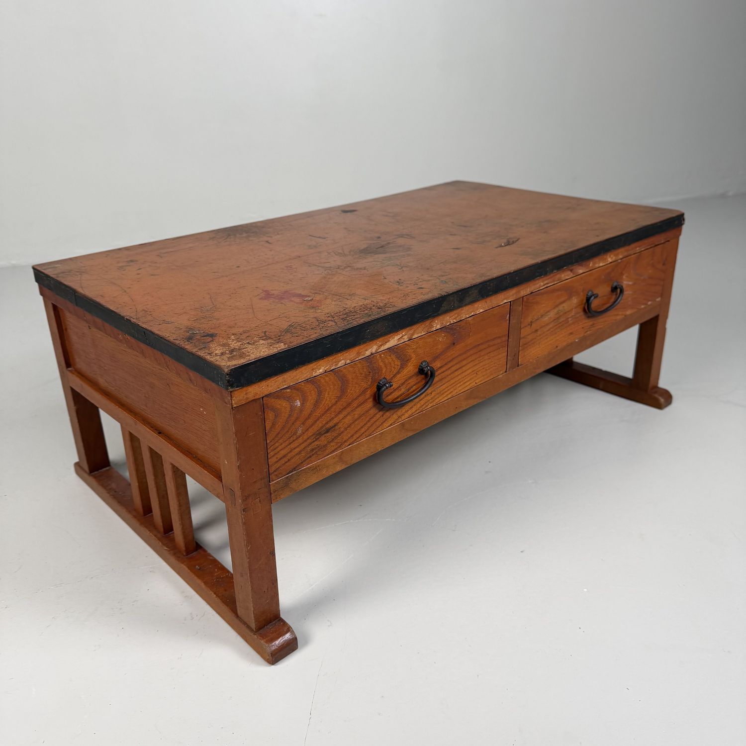 Kleine Japanse Lage Schrijftafel, Chabudai, 1930s