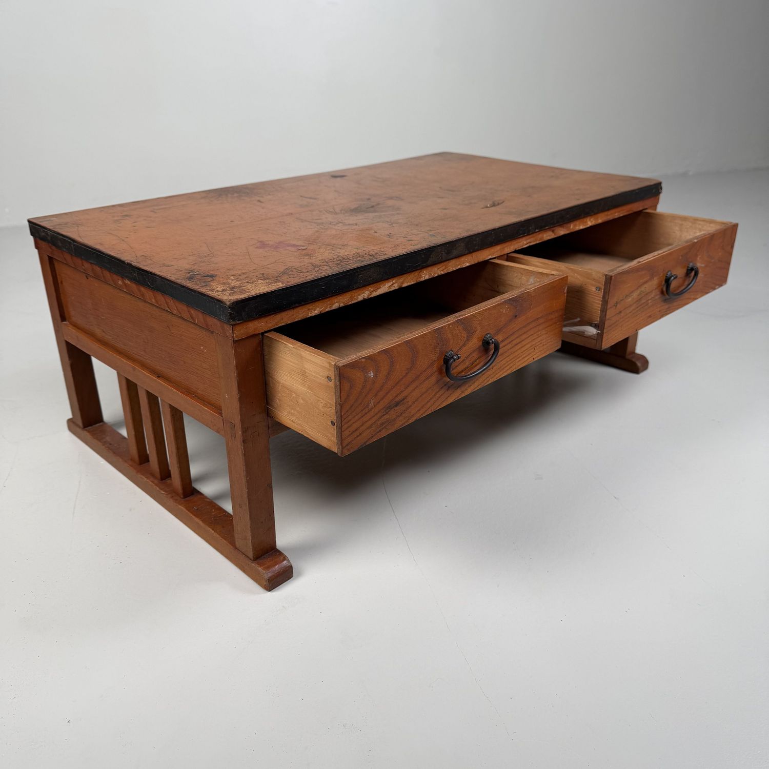 Kleine Japanse Lage Schrijftafel, Chabudai, 1930s