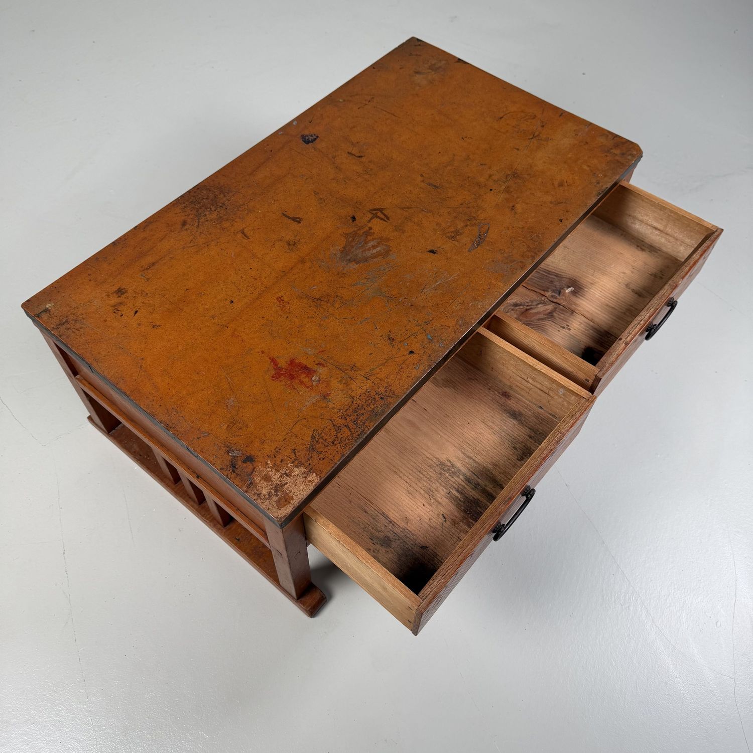 Kleine Japanse Lage Schrijftafel, Chabudai, 1930s