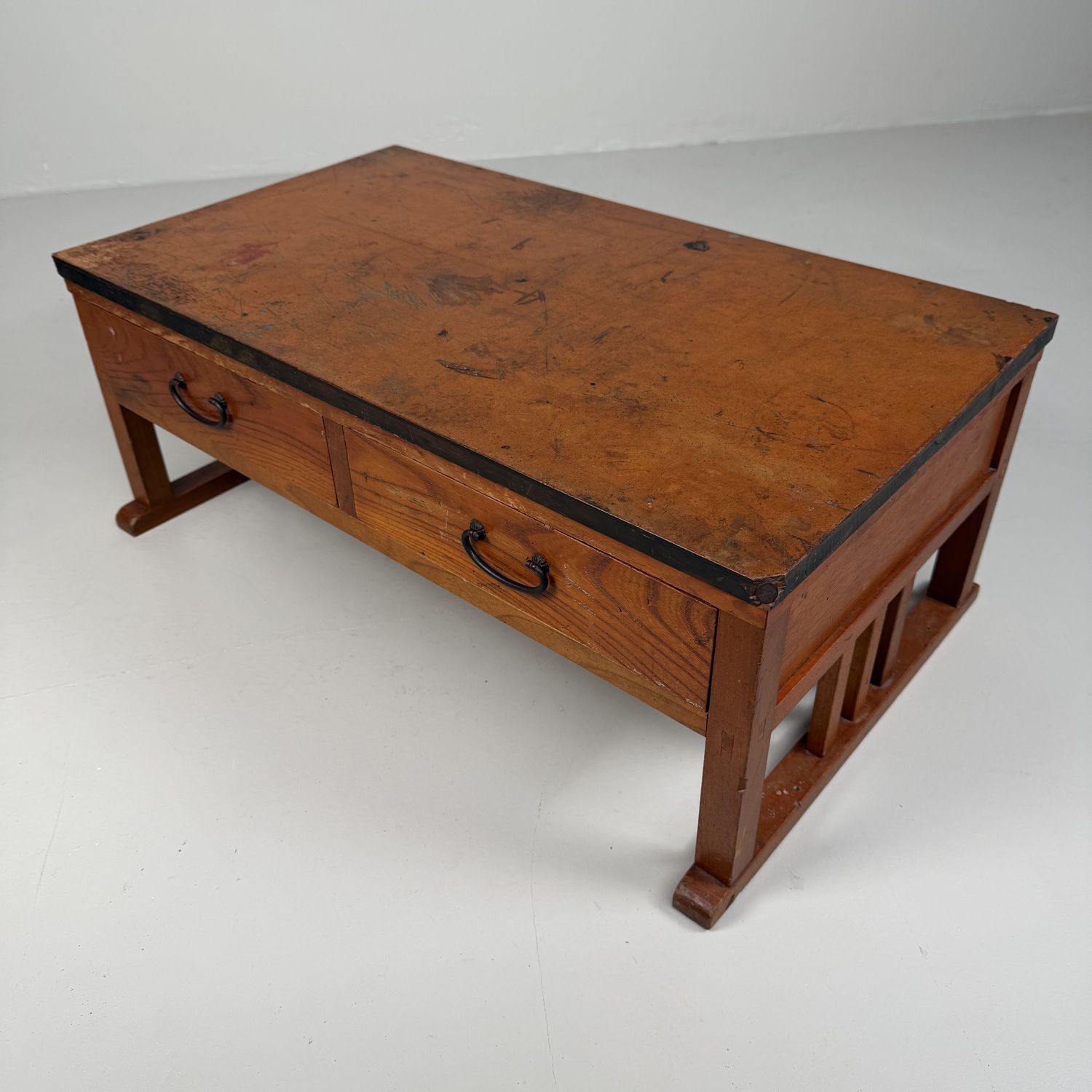 Kleine Japanse Lage Schrijftafel, Chabudai, 1930s