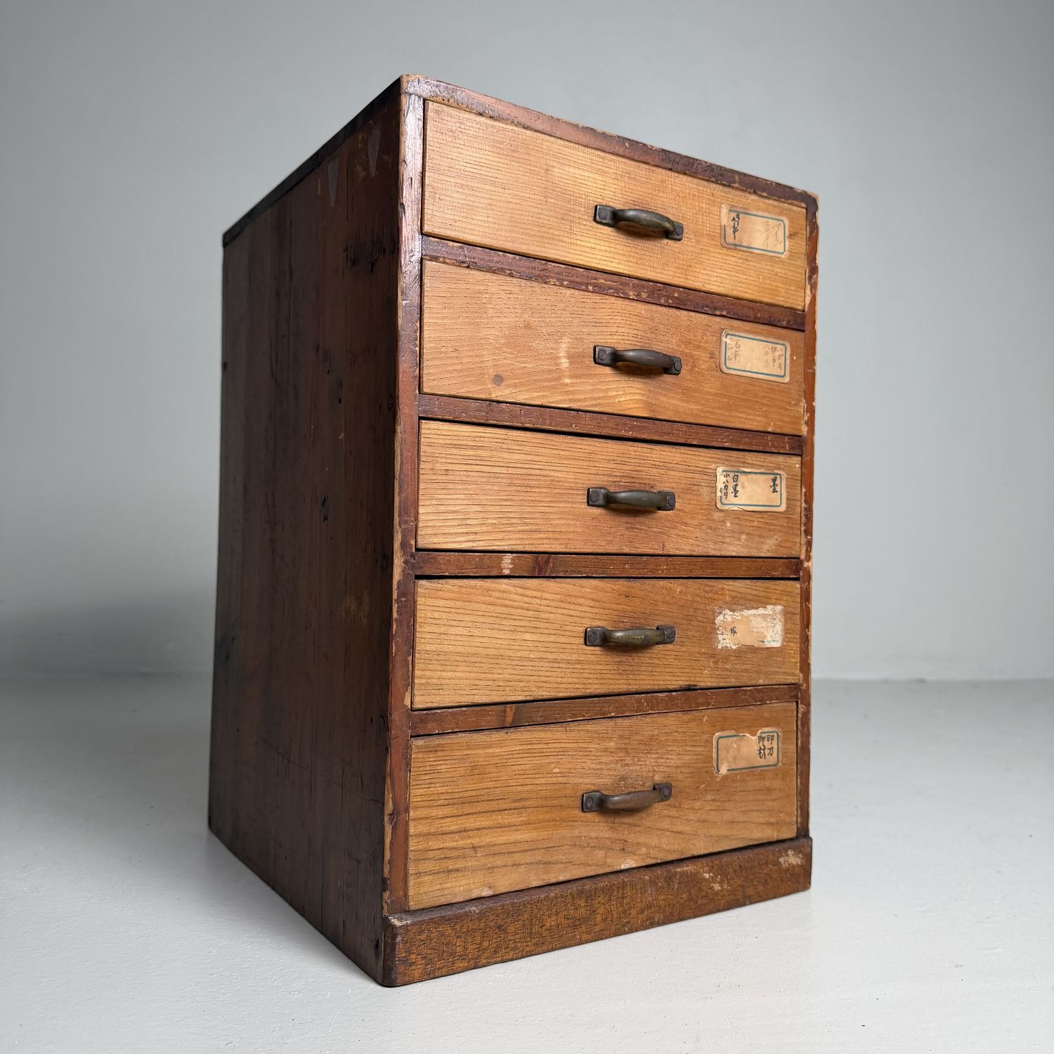 Japanse Archiefkast met 5 Lades, 1930s Japanse Archiefkast met 5 Lades, 1930s