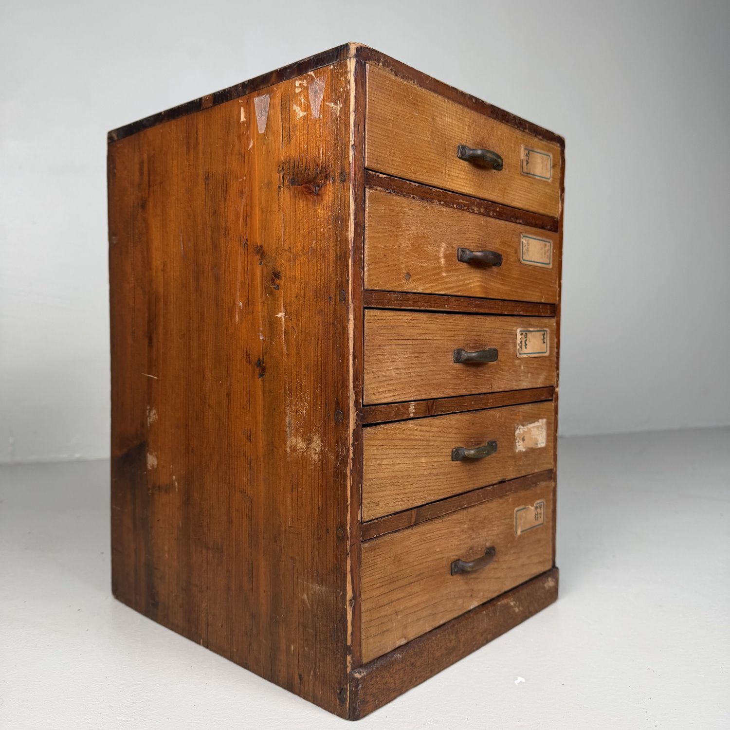 Japanse Archiefkast met 5 Lades, 1930s Japanse Archiefkast met 5 Lades, 1930s
