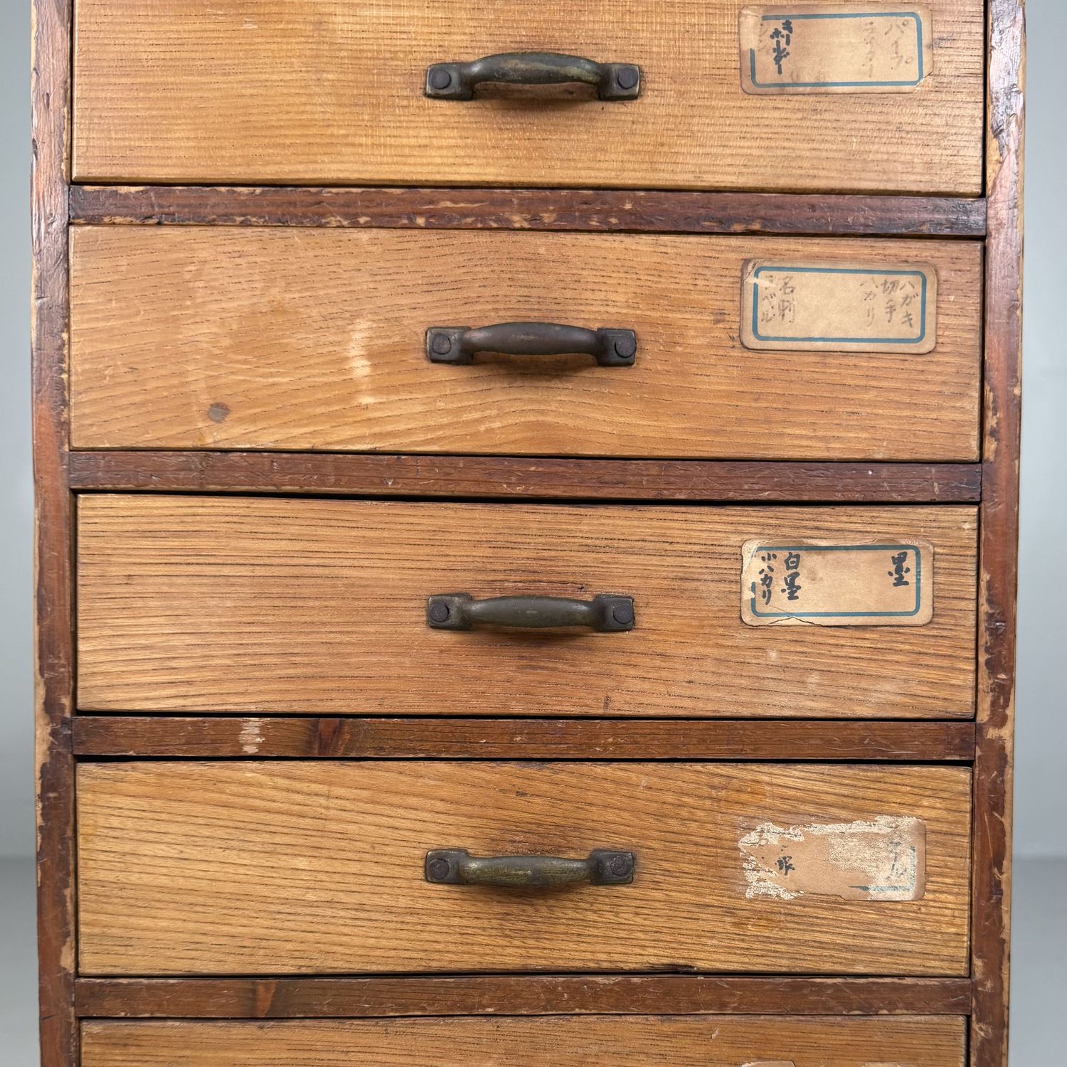 Japanse Archiefkast met 5 Lades, 1930s Japanse Archiefkast met 5 Lades, 1930s