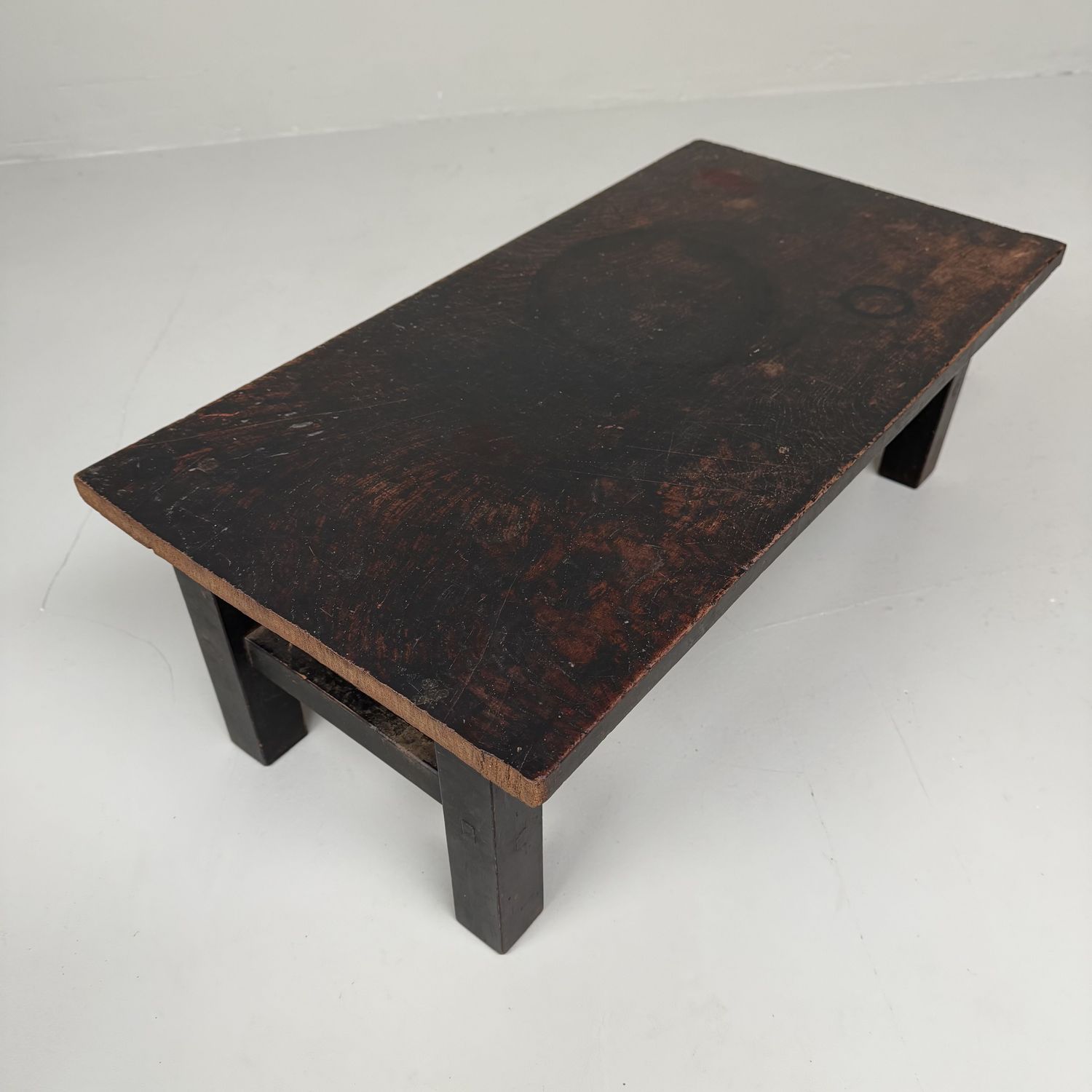 Japanese Minimalist Low Writing Table, Mingei, 1910s Japanese Minimalist Low Writing Table, Mingei, 1910s