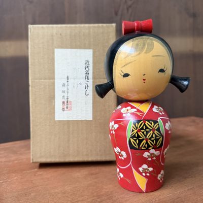 Cute Vintage Japanese Kokeshi by Hosaka Torao, 1980s