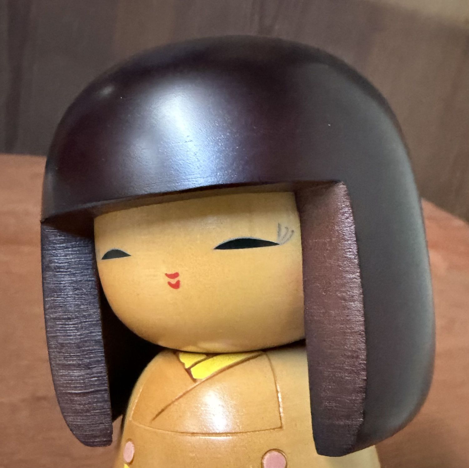 Sōsaku Kokeshi “Chōchō” (Butterfly) by Fujikawa Masae, 1990s