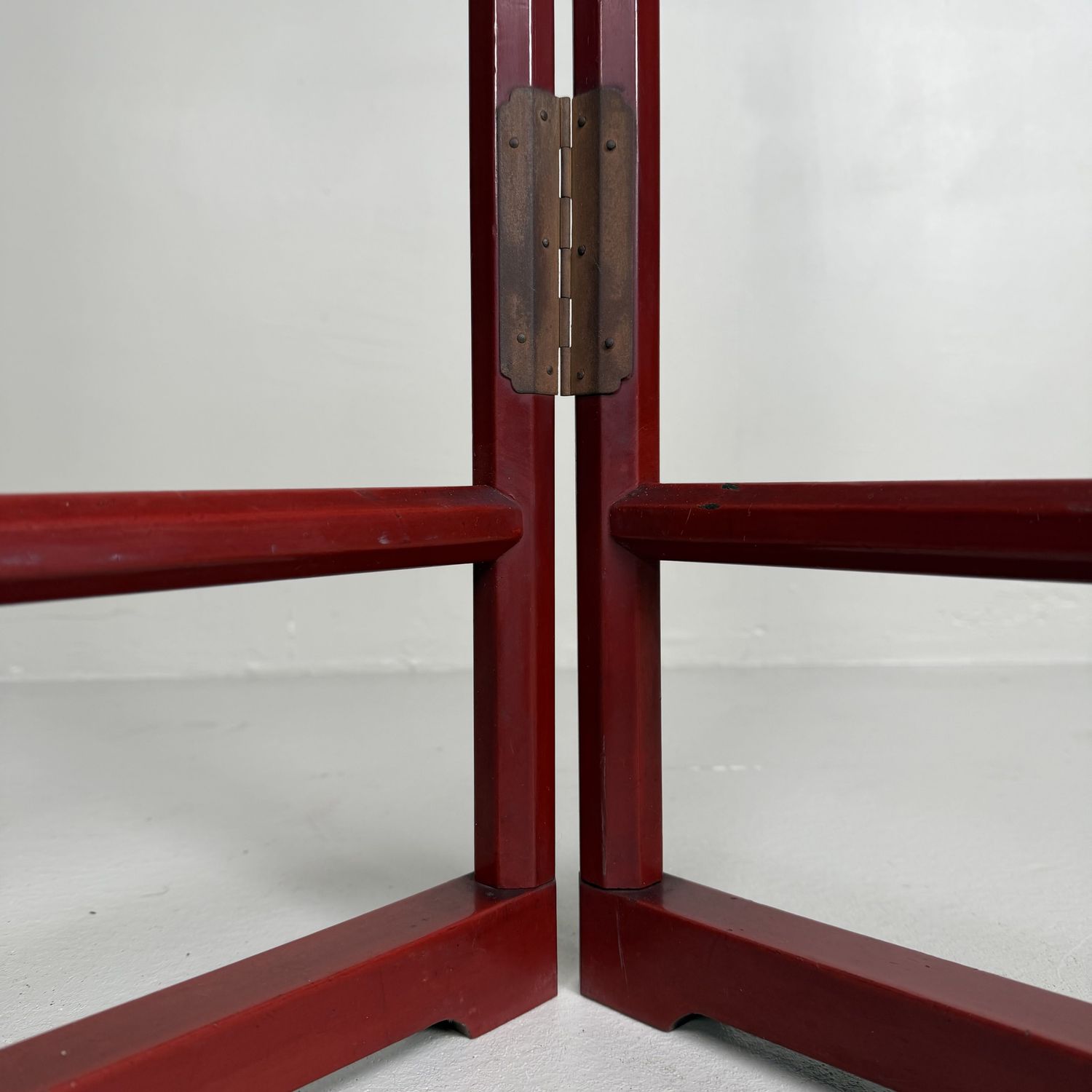 Japanese Kimono Display Hanger with Faceted Frame, 1950s