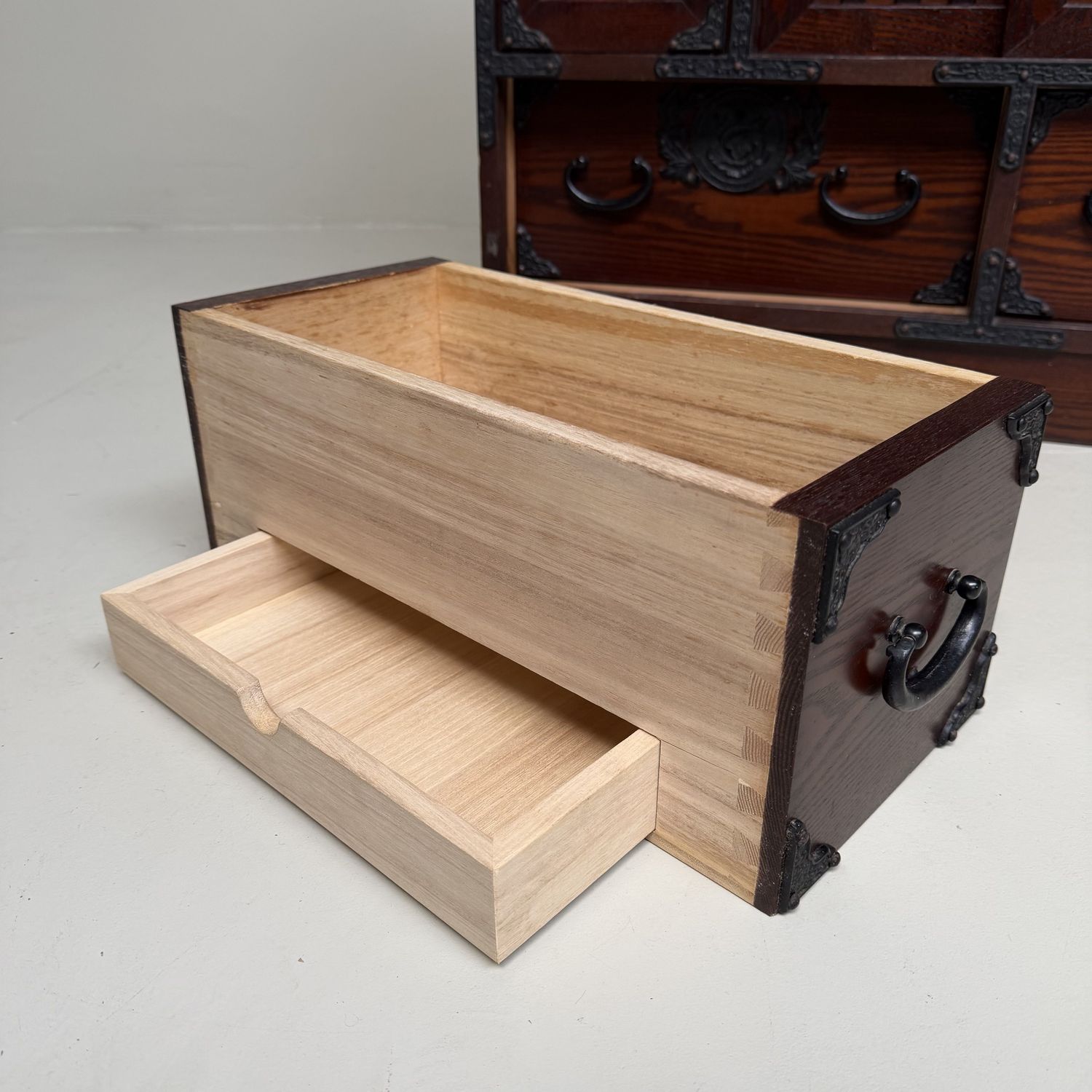 Japanese Kaidan-Dansu Step Chest, Display Storage Cabinet, 1970s