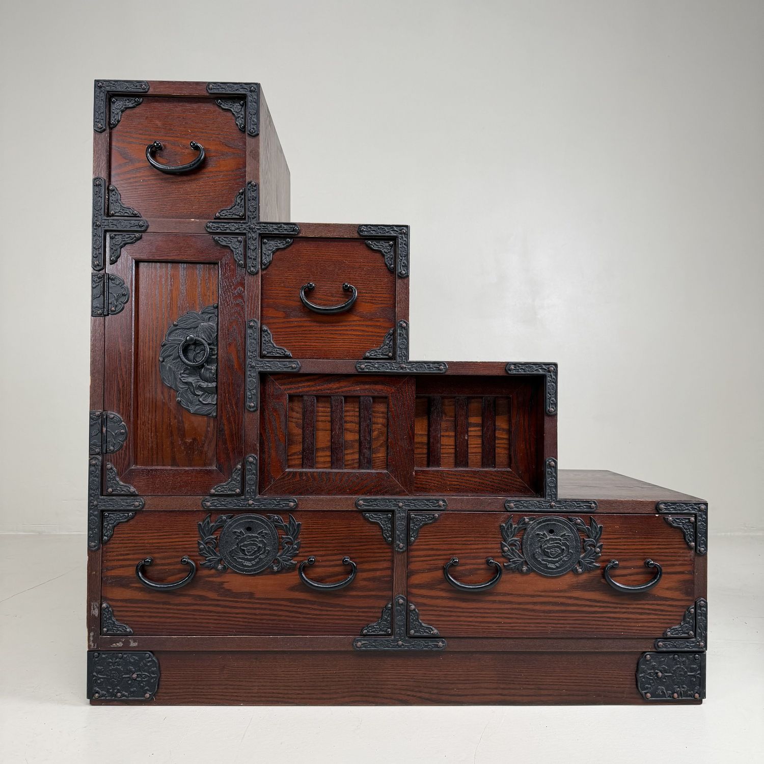 Japanse Kaidan-Dansu Trapkast, Display Opbergmeubel, 1970s