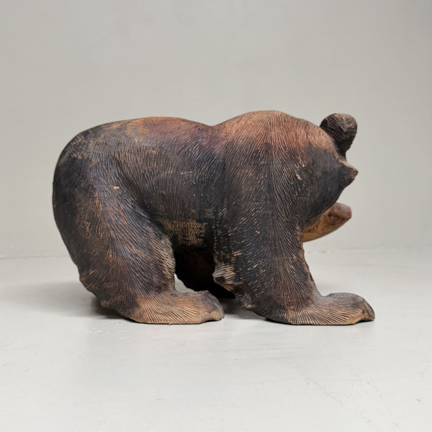 Large Wooden Ainu Bear – Kibori Kuma, 1940s