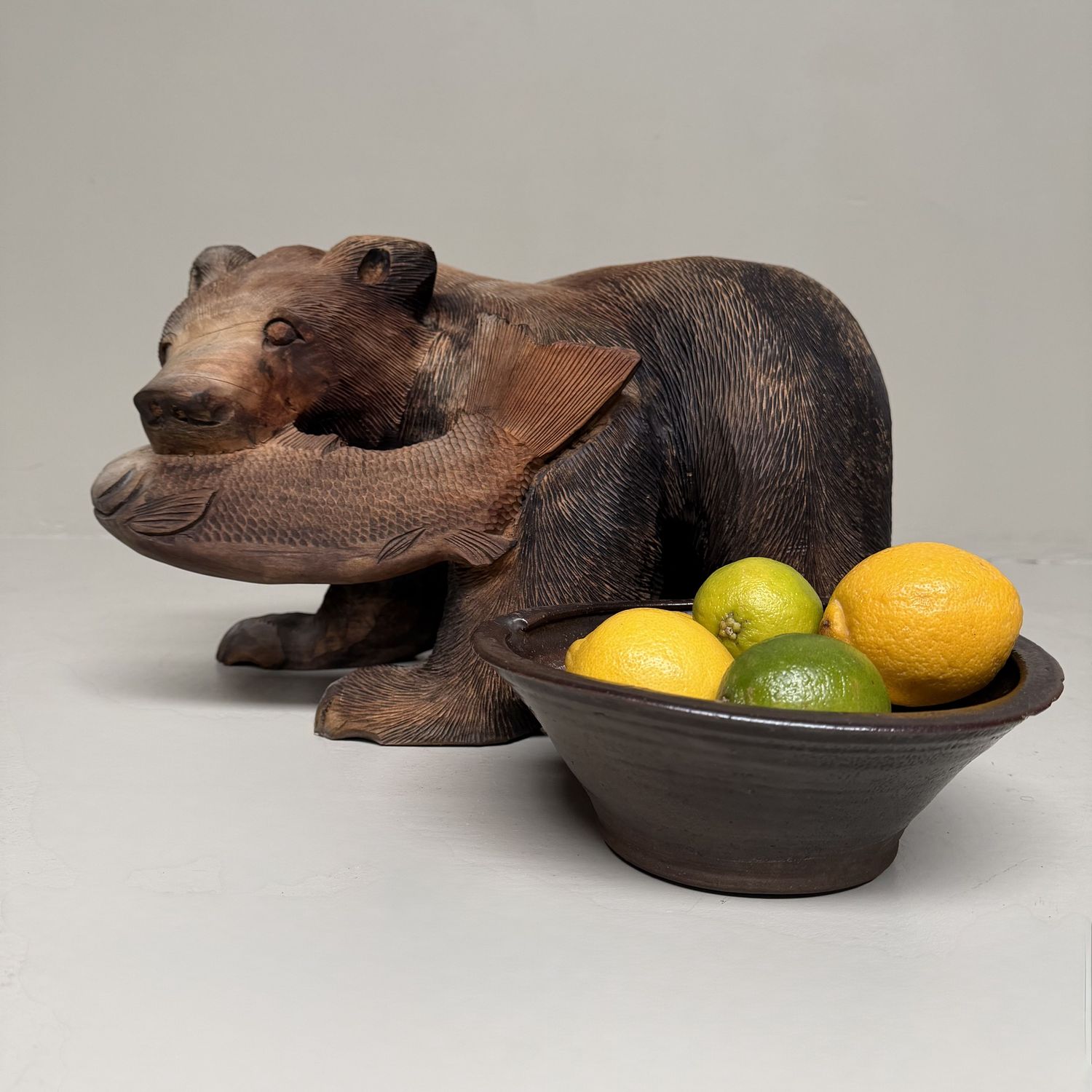 Large Wooden Ainu Bear – Kibori Kuma, 1940s