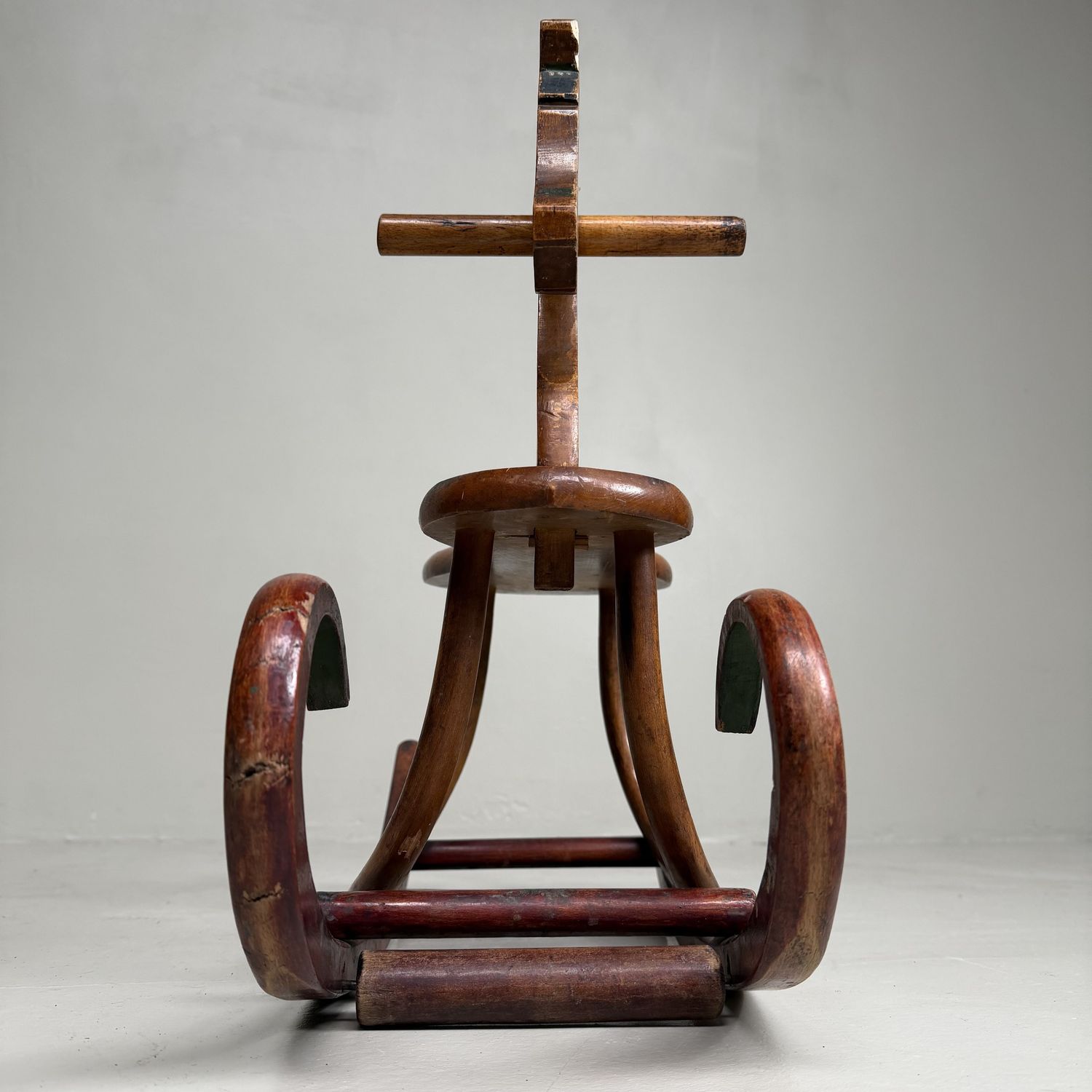 Antiek Japans Houten Schommelpaard – 1920s