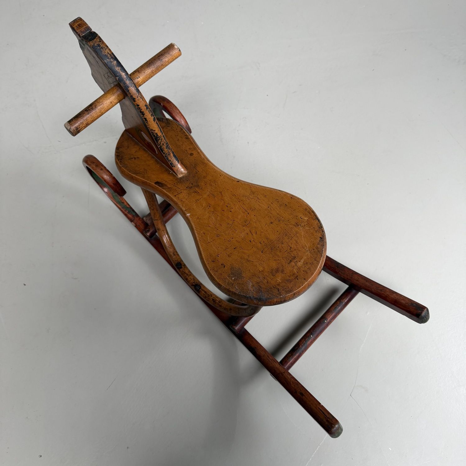 Antiek Japans Houten Schommelpaard – 1920s