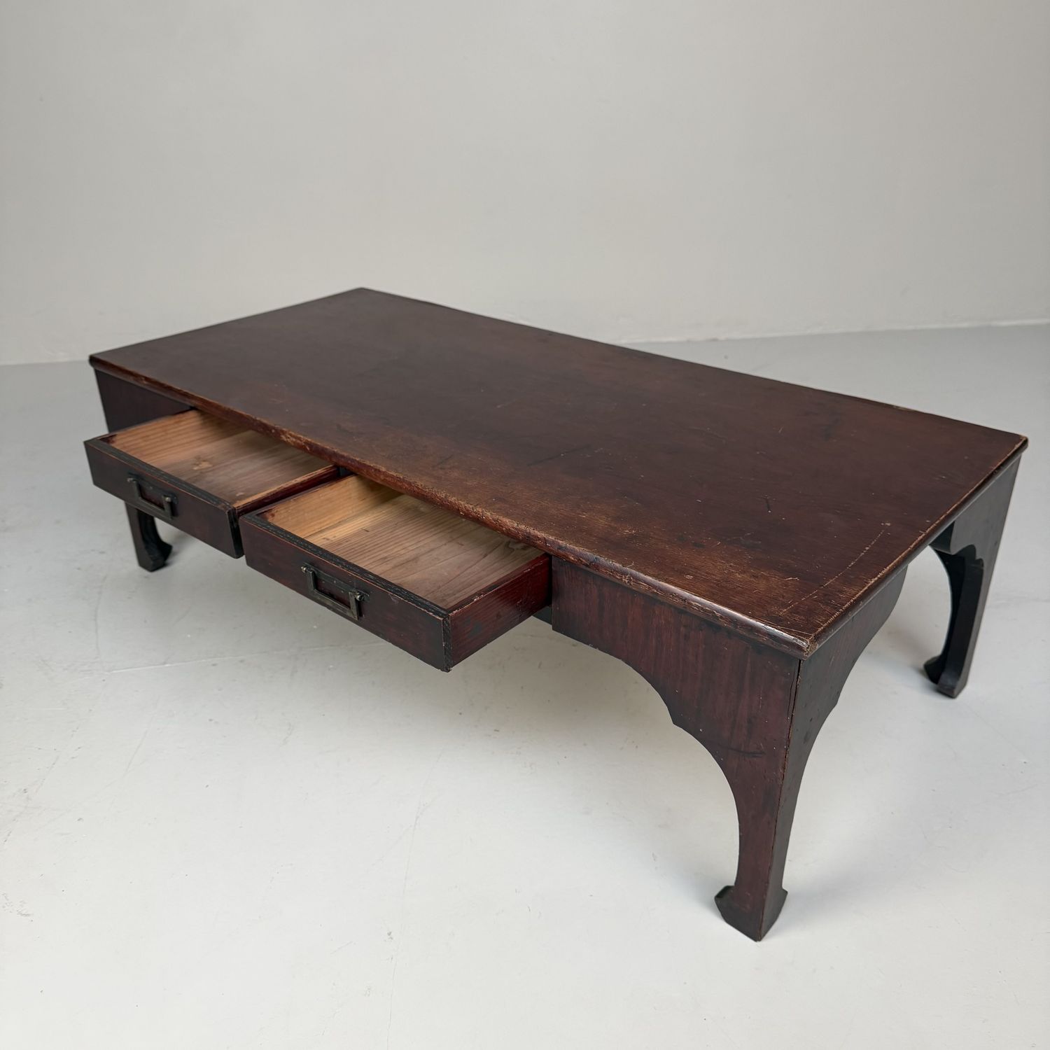 Antique Japanese Low Writing Table, Fuzukue, c. 1900