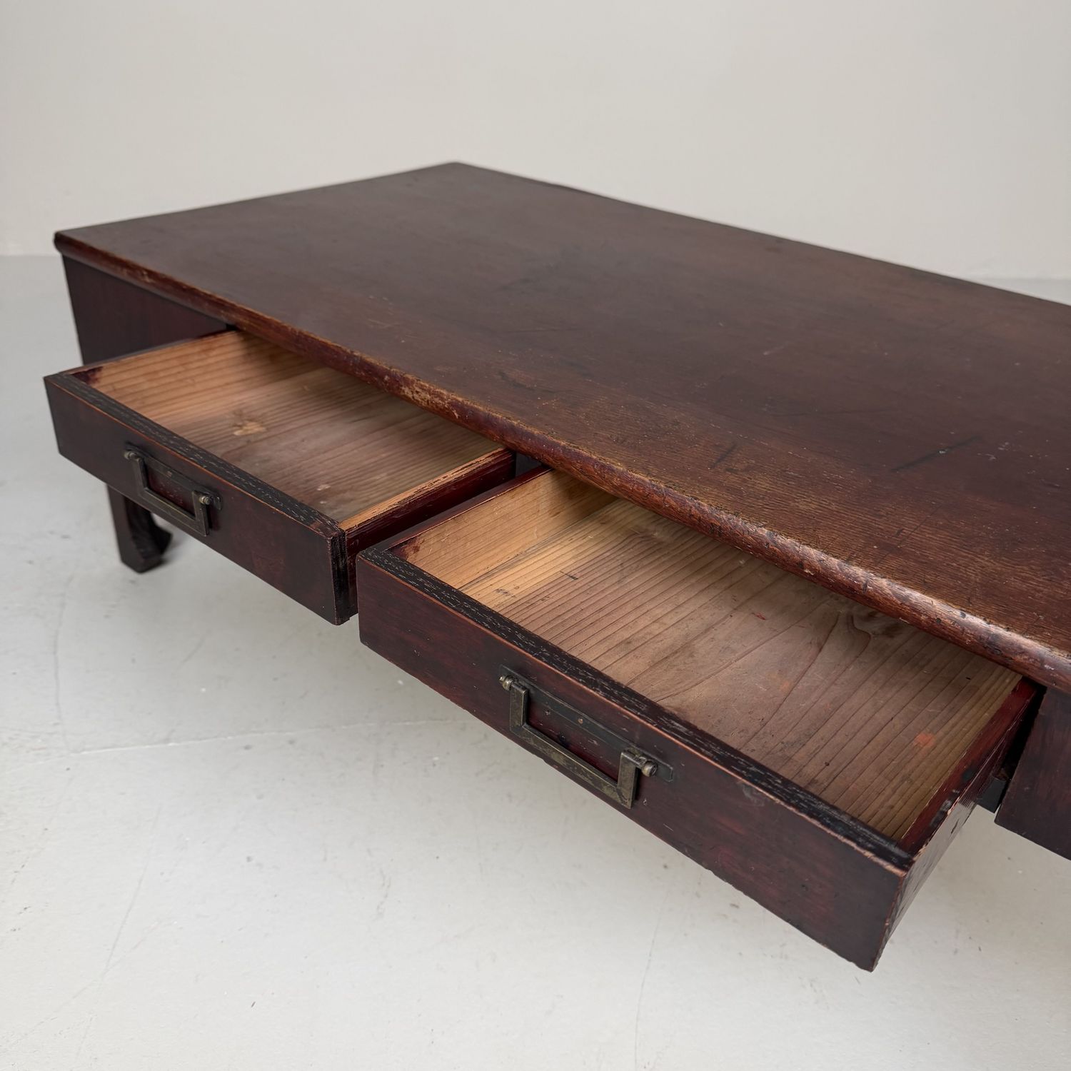 Antique Japanese Low Writing Table, Fuzukue, c. 1900