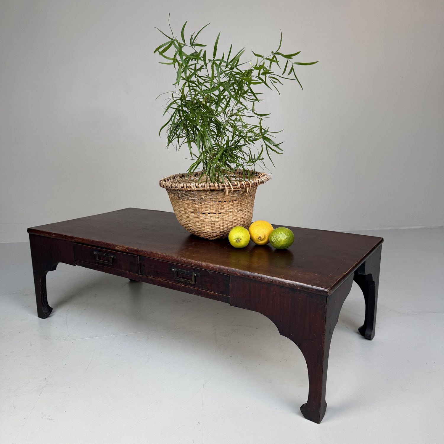 Antique Japanese Low Writing Table, Fuzukue, c. 1900