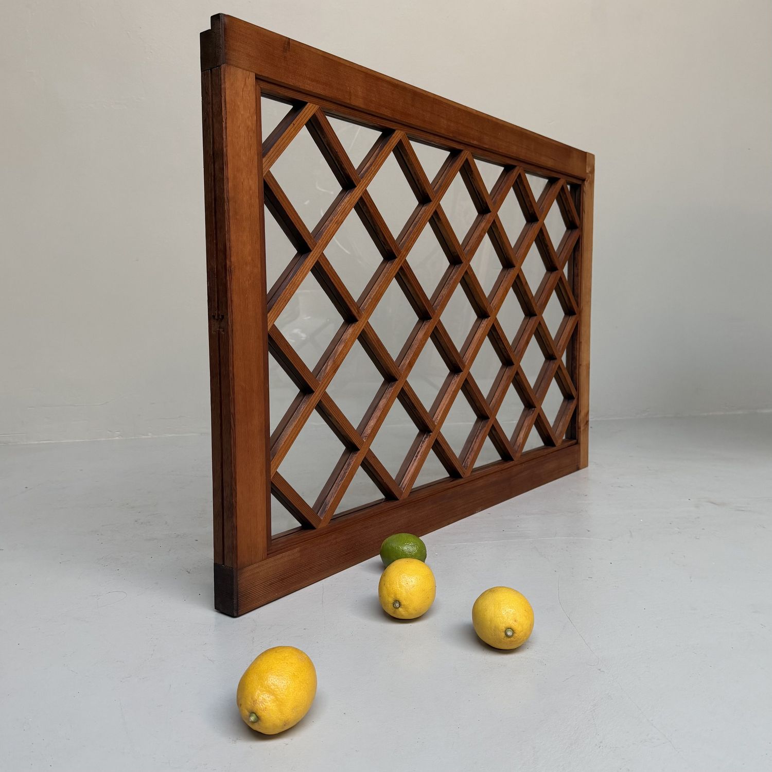 Decorative Japanese Kōshi Panel with Glass – 1950s