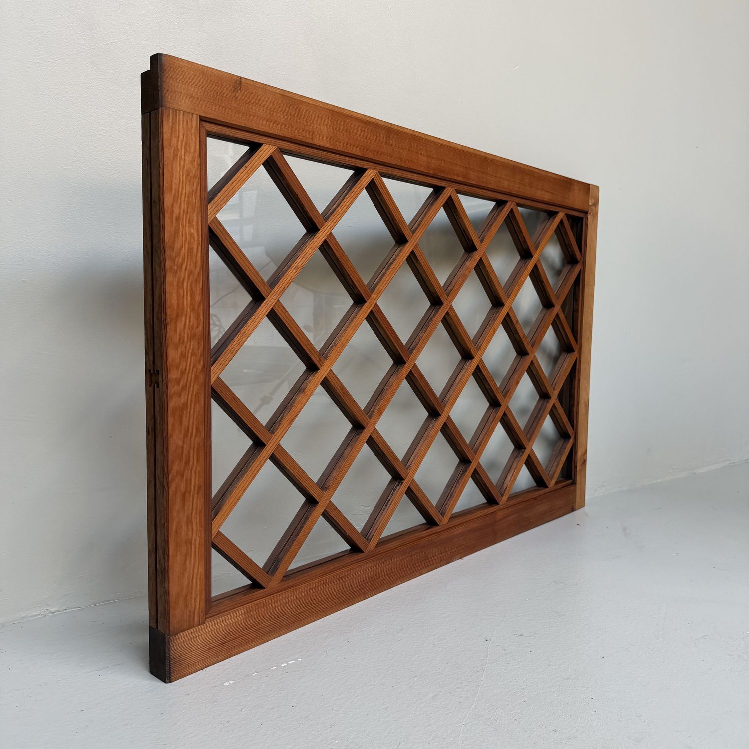 Decorative Japanese Kōshi Panel with Glass – 1950s
