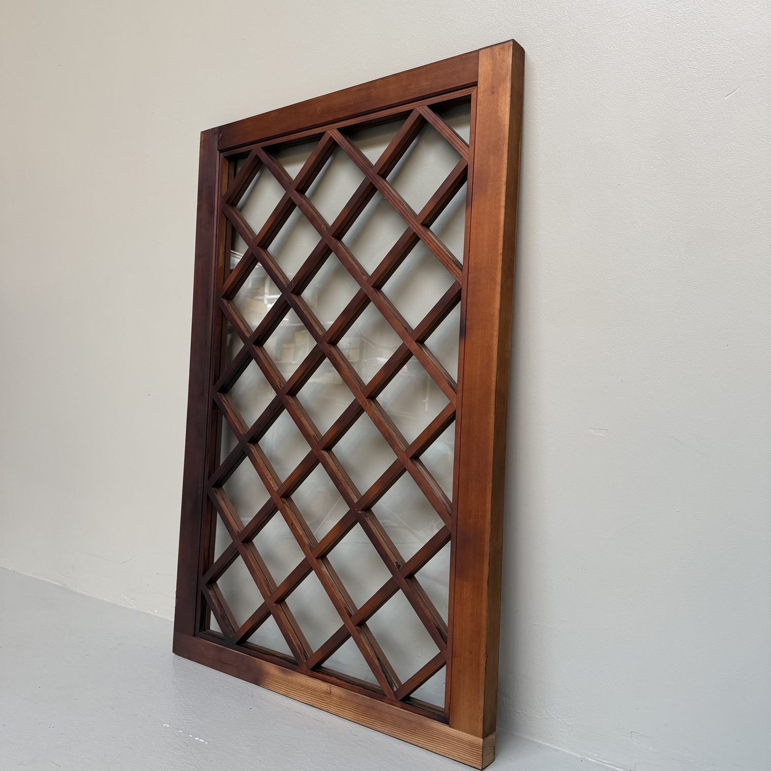 Decorative Japanese Kōshi Panel with Glass – 1950s