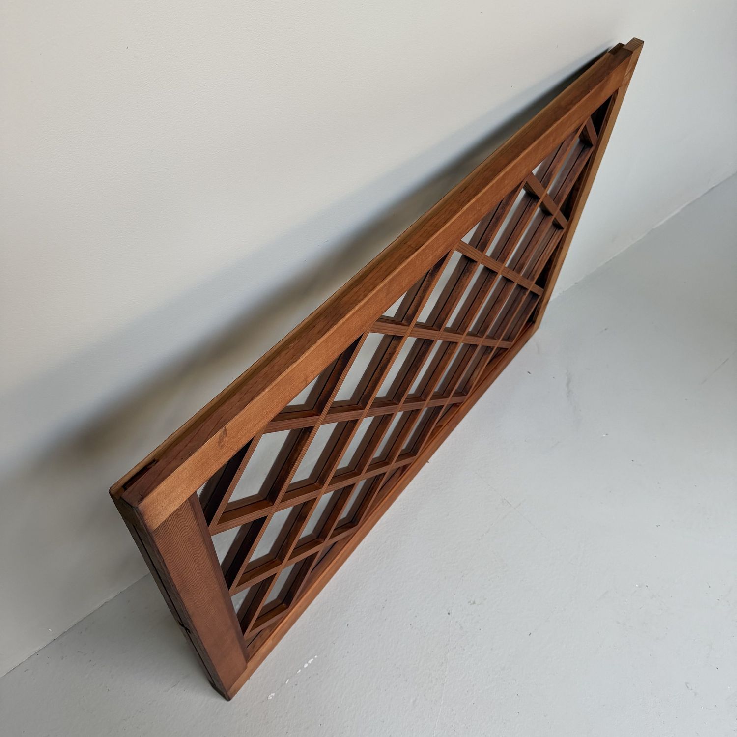 Decorative Japanese Kōshi Panel with Glass – 1950s