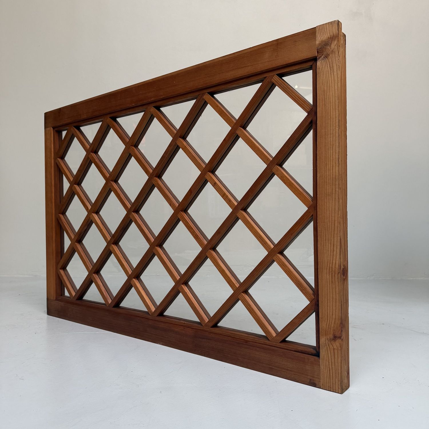 Decorative Japanese Kōshi Panel with Glass – 1950s