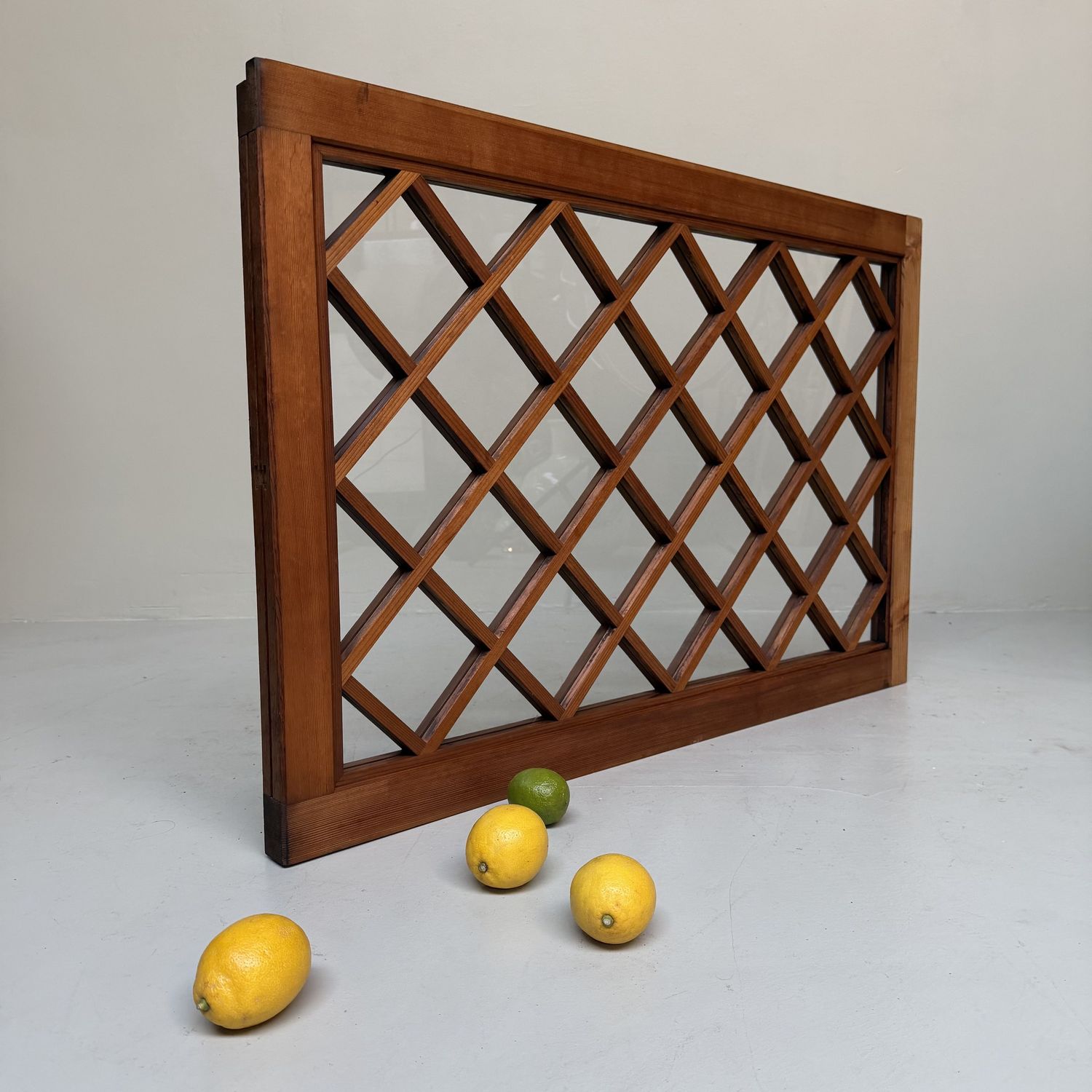 Decorative Japanese Kōshi Panel with Glass – 1950s