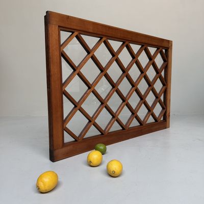 Decoratief Japans Kōshi Paneel met glas – 1950s