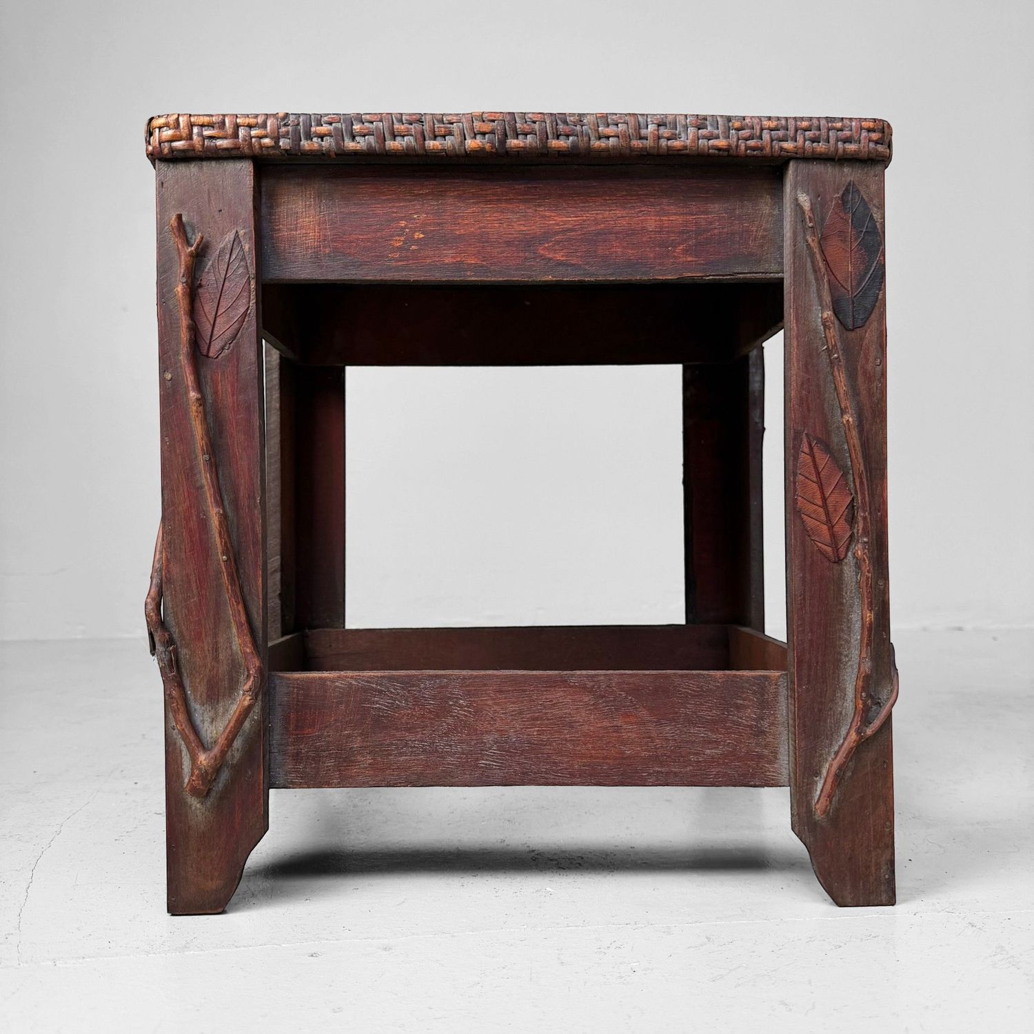 Japans Decoratief Krukje met Organische Details – 1950s