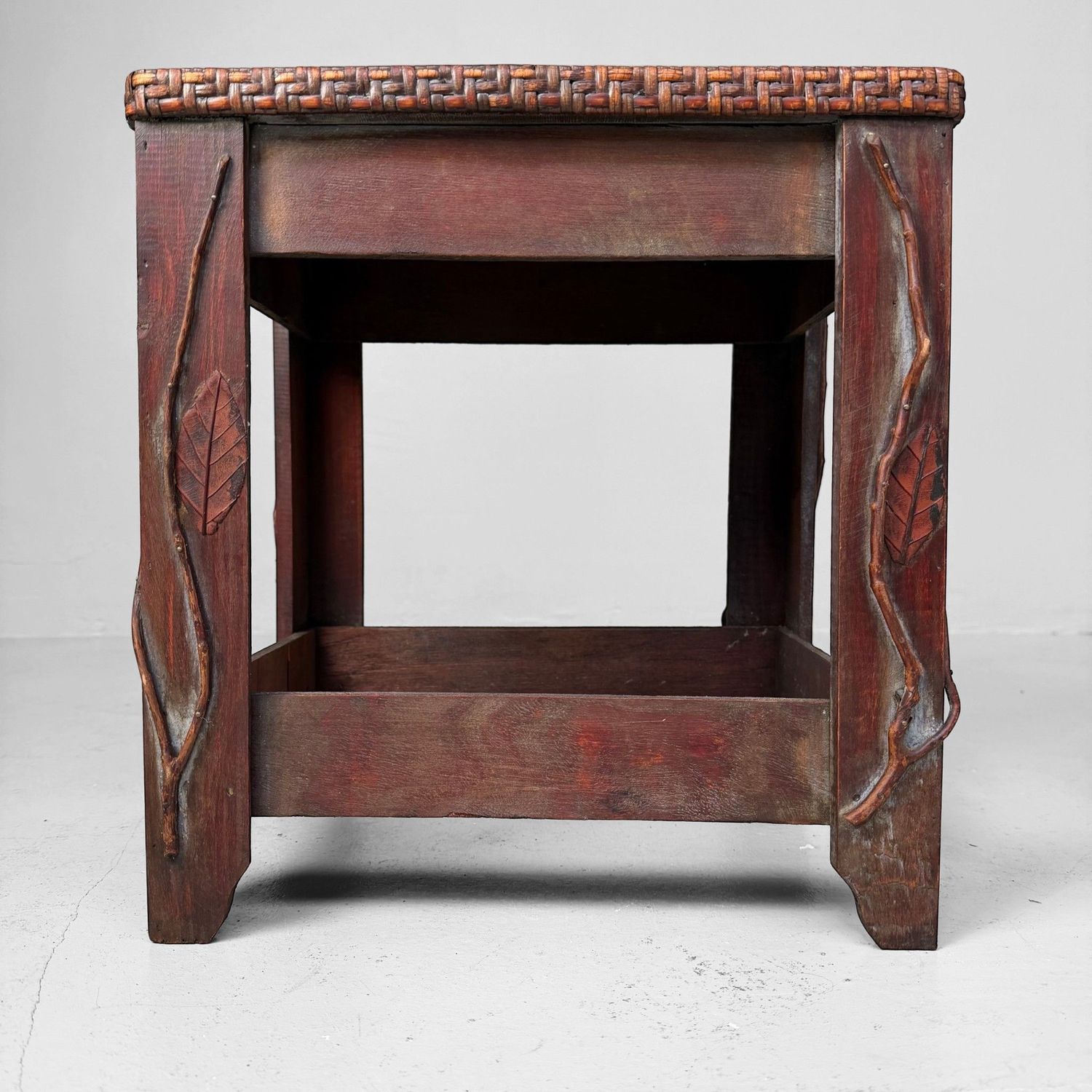 Japans Decoratief Krukje met Organische Details – 1950s