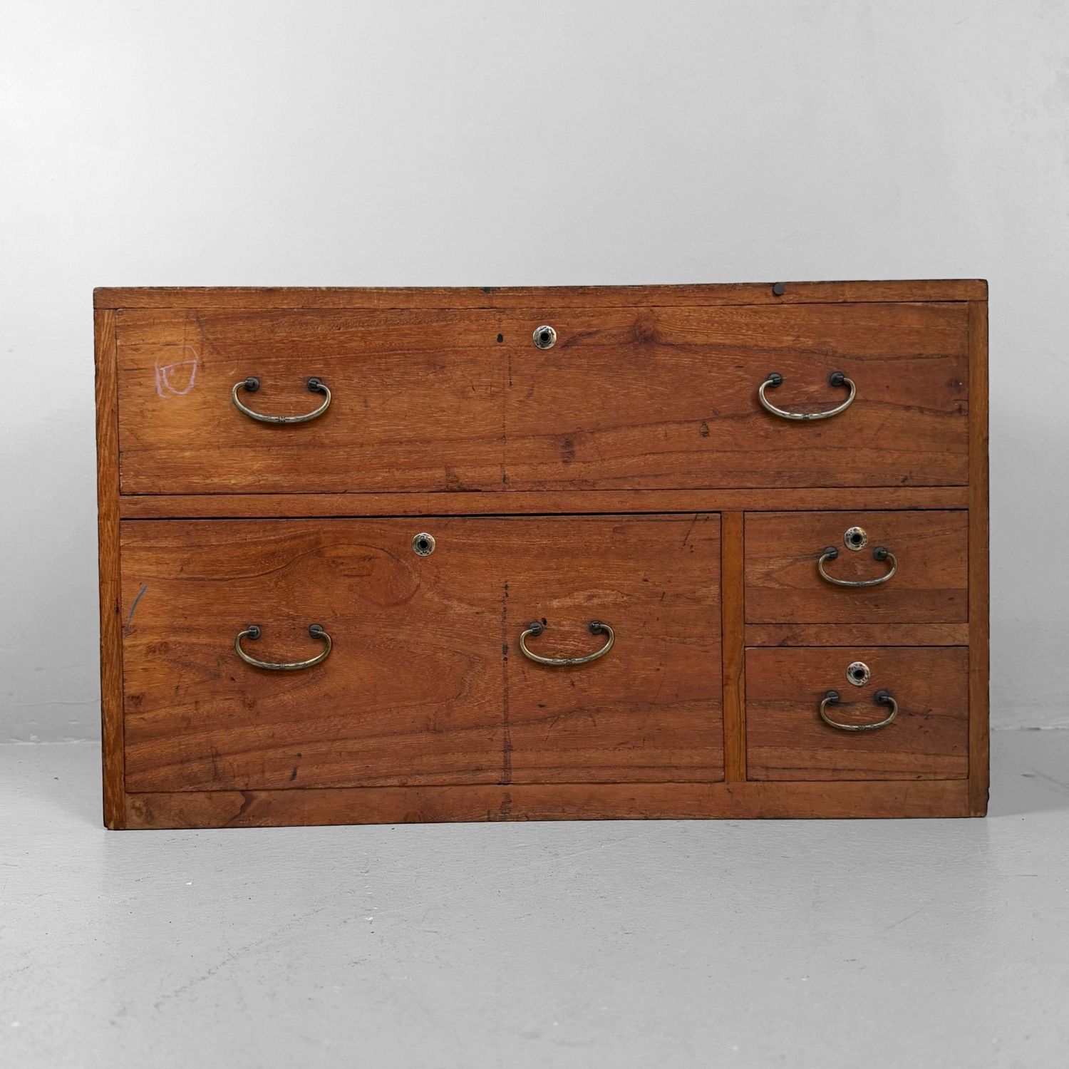 Japanse Kimono Tansu, Lage Ladekast, Opbergmeubel, 1920s