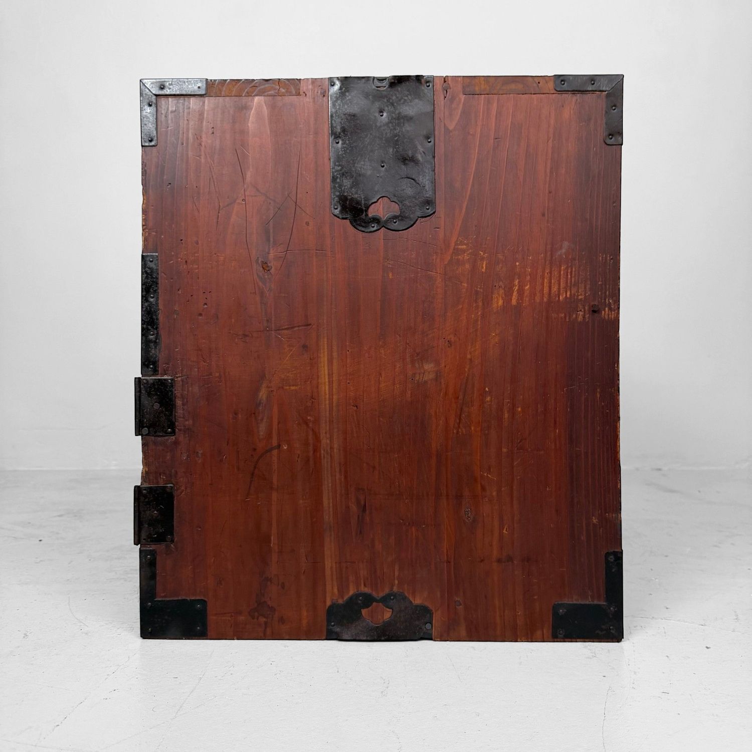 Minimalist Japanese Low Tansu, Storage Cabinet, 1890–1910